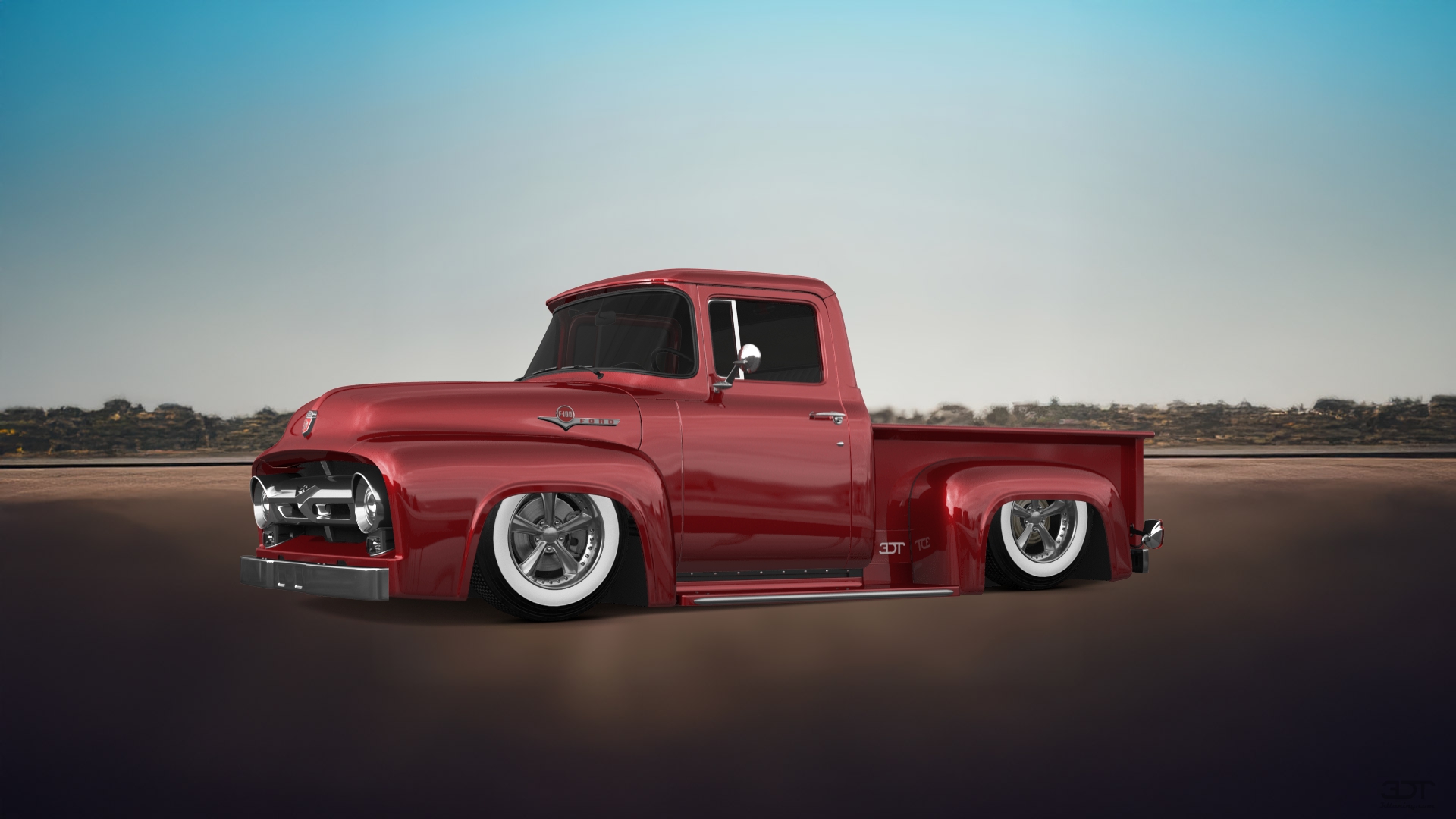 Ford F-100 2 Door truck 1956