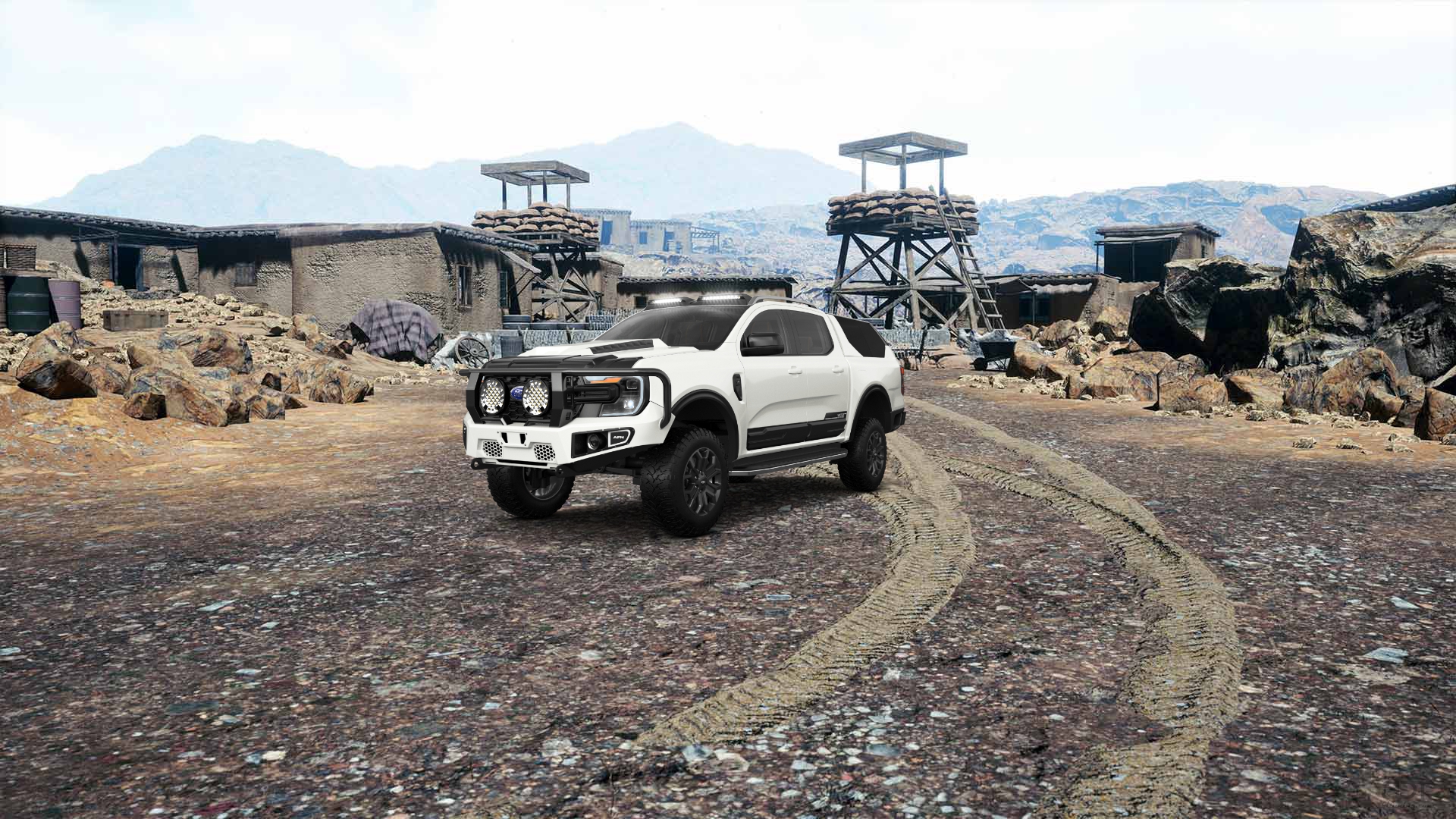 Ford Ranger 4 Door pickup truck 2022 tuning