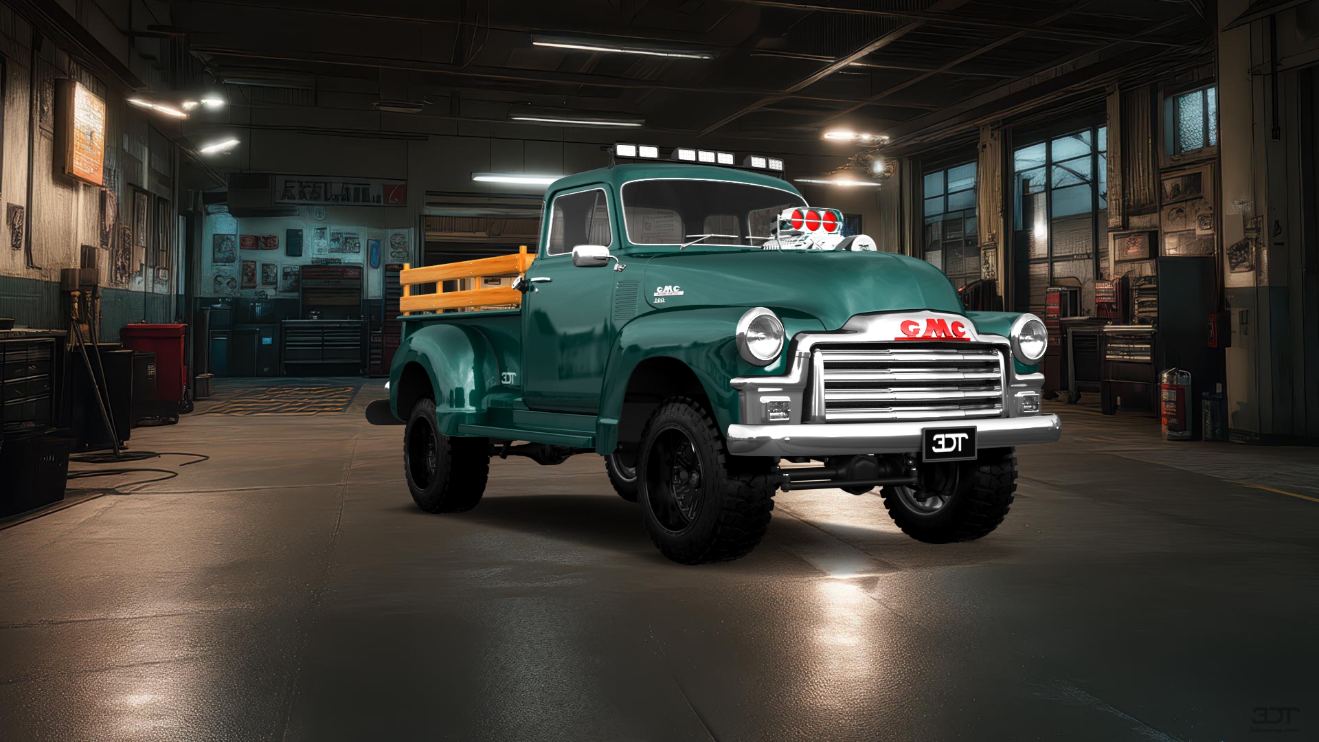 GMC 100 Stepside 2 Door pickup truck 1954 tuning