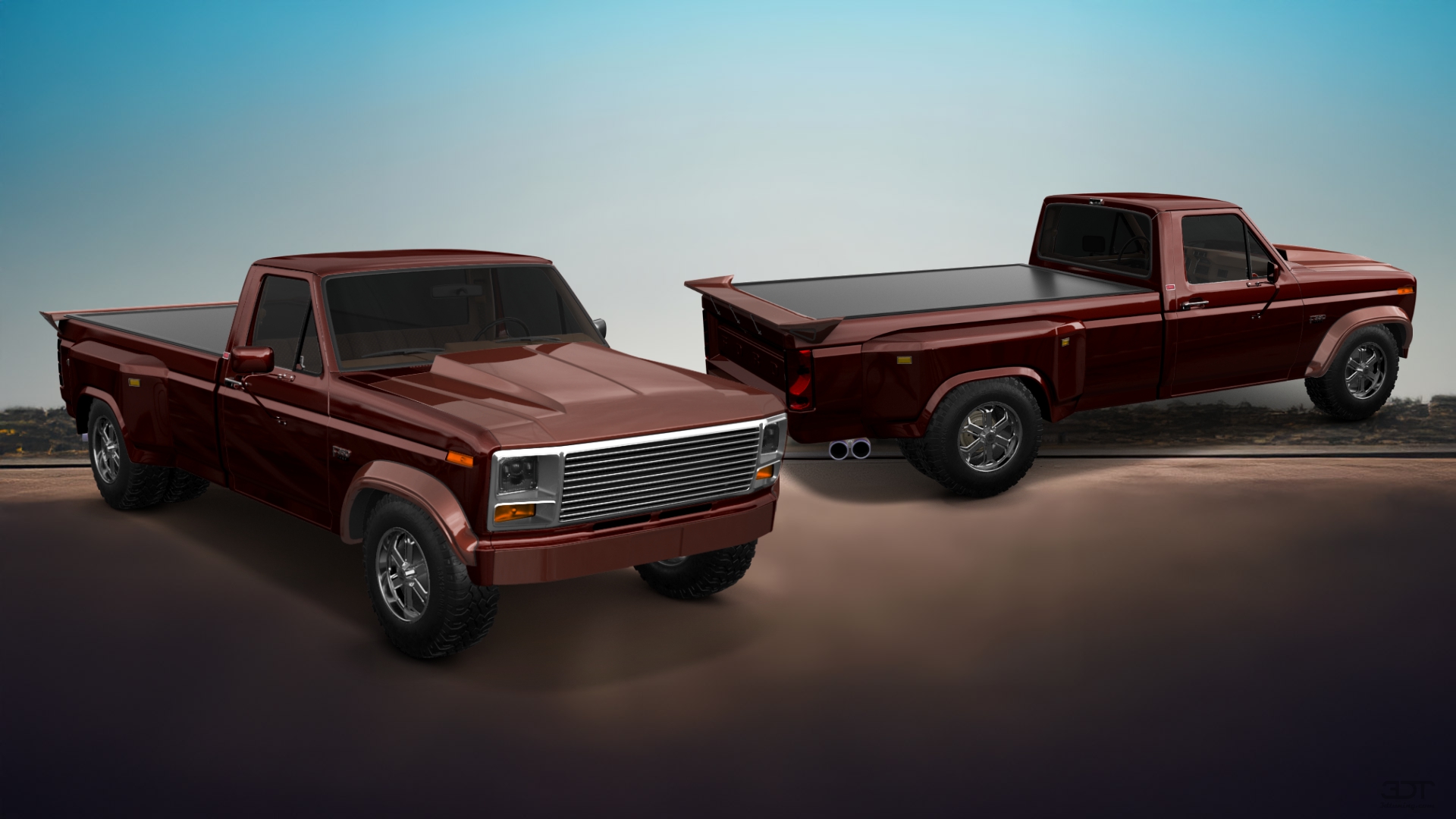 Ford F-350 Dually Regular Cab 2 Door pickup truck 1980 tuning