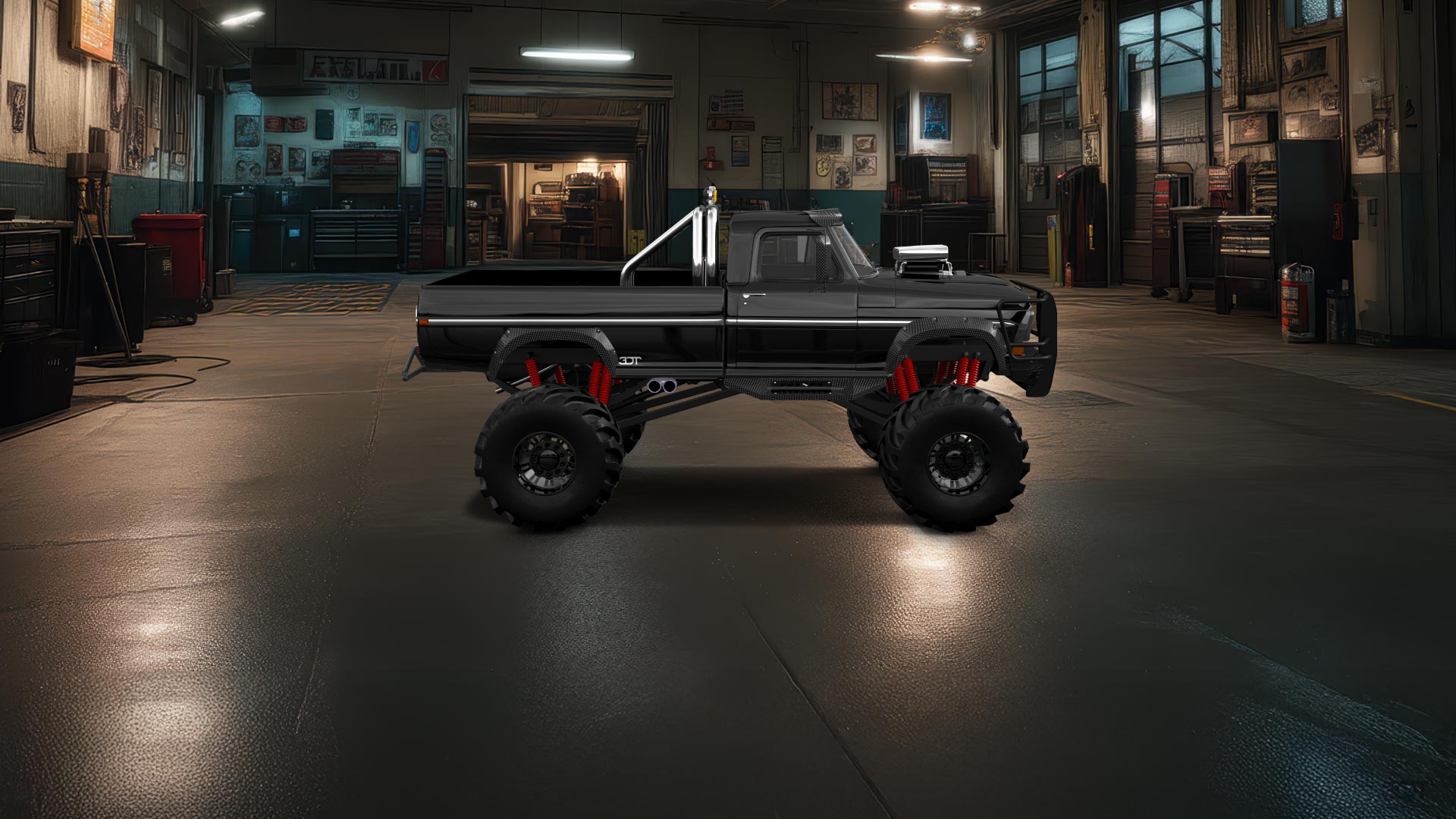 Ford F-250 2 Door pickup truck 1971 tuning