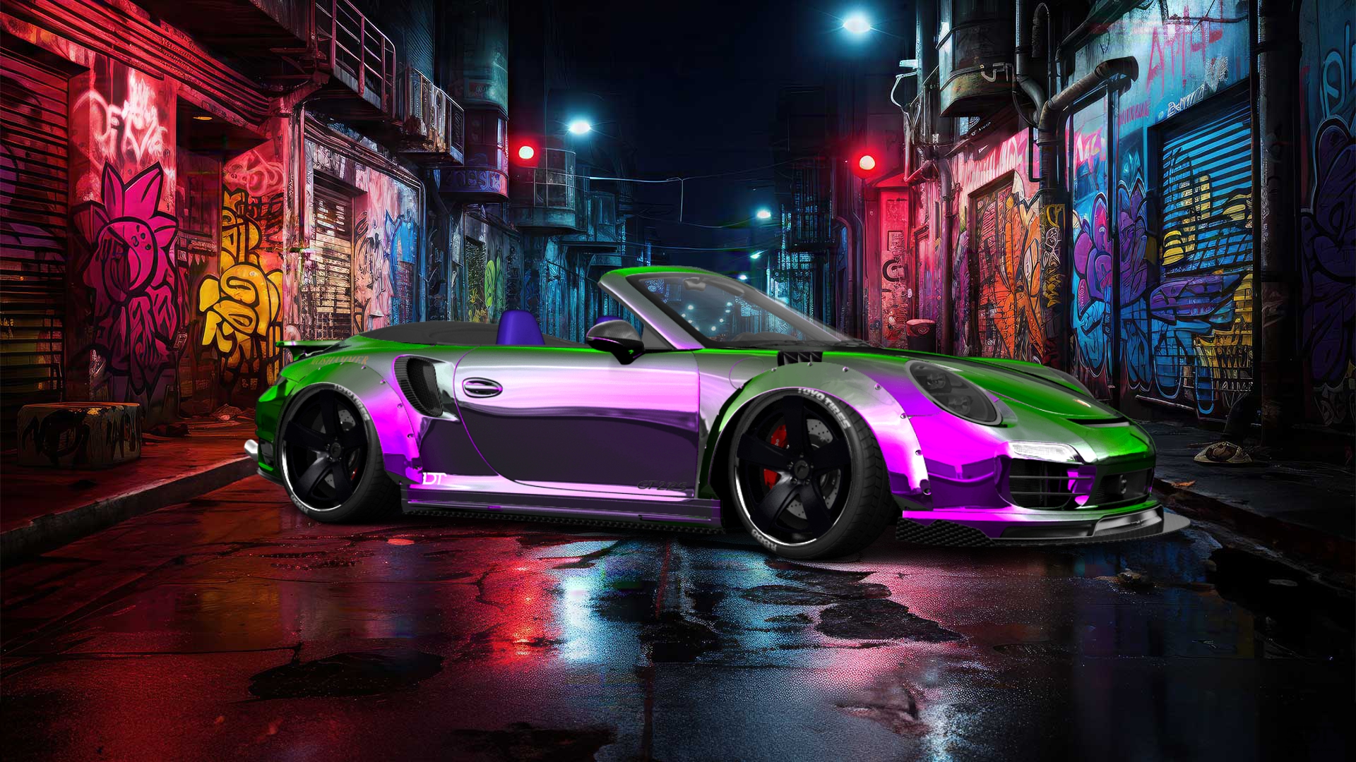 Porsche 911 Turbo S 2 Door Convertible 2014 tuning