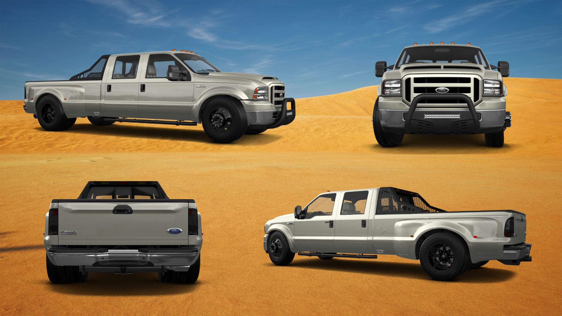 Ford F-350 DRW 4 Door pickup truck 1999 tuning