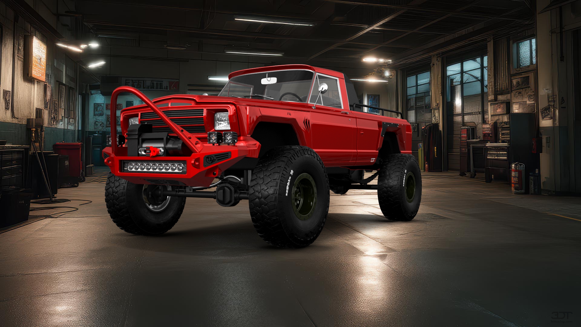 Jeep Gladiator SJ 2 Door pickup truck 1988 tuning
