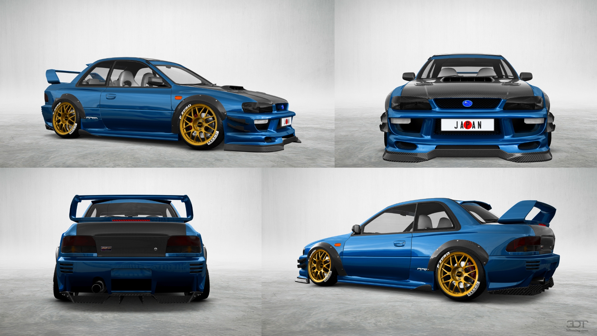 Subaru Impreza WRX STI 22B 2 Door Coupe 2000 tuning