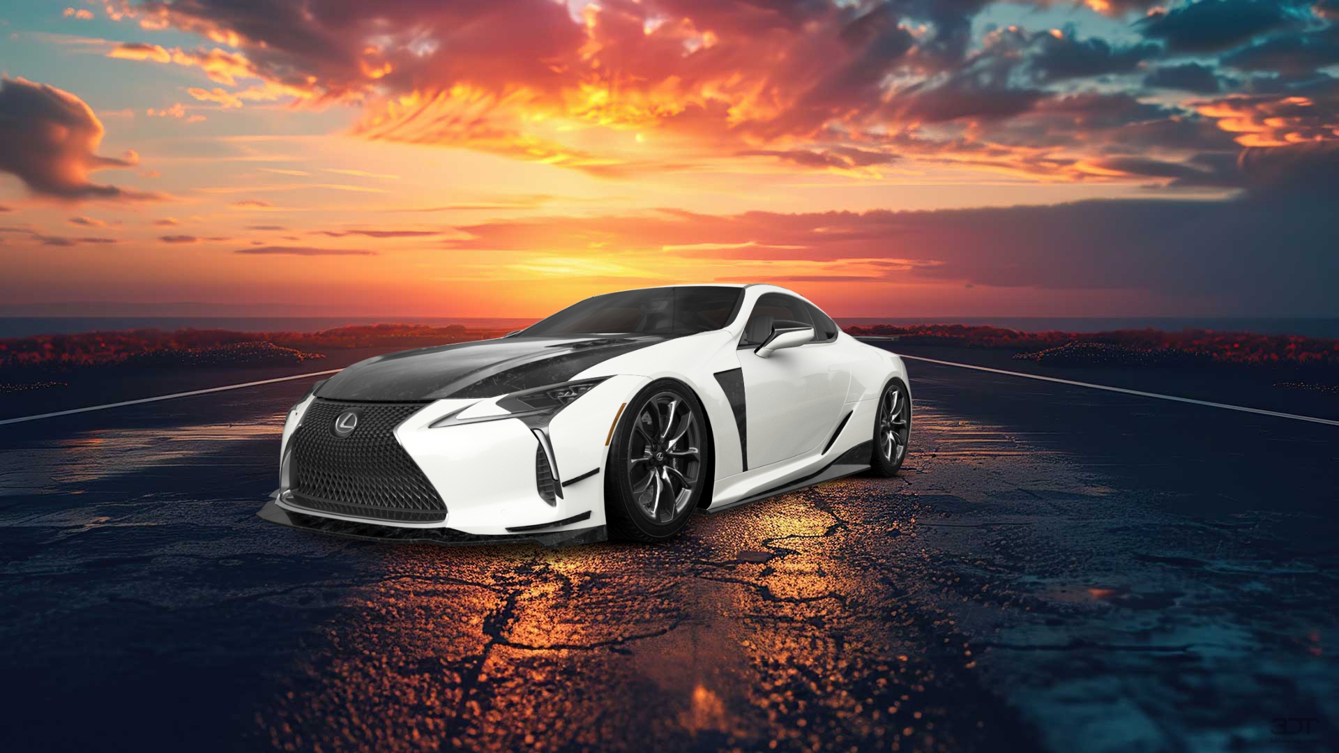 Lexus LC500 2 door fastback coupe 2017