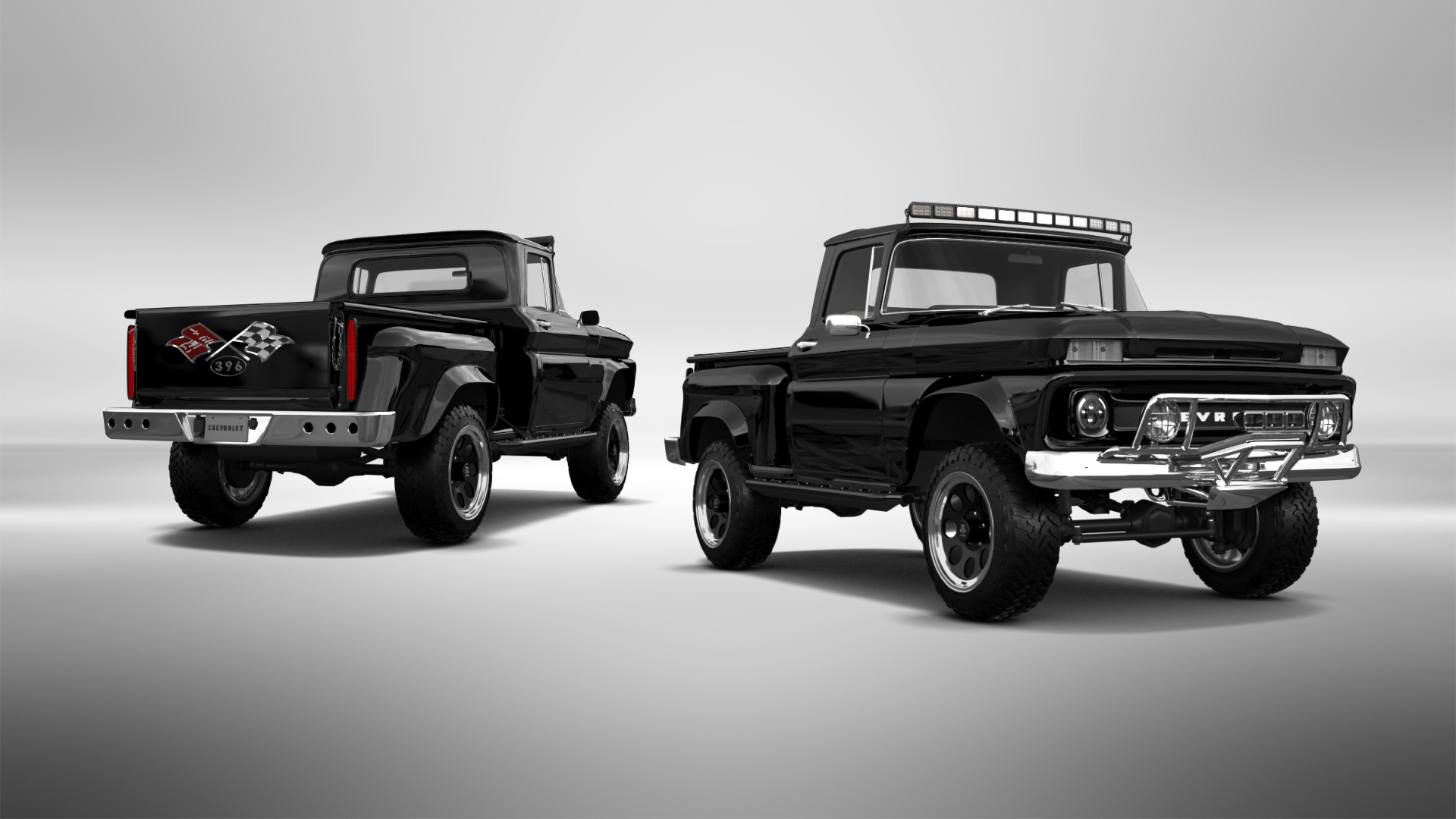 Chevrolet C-10 Stepside 2 Door pickup truck 1963