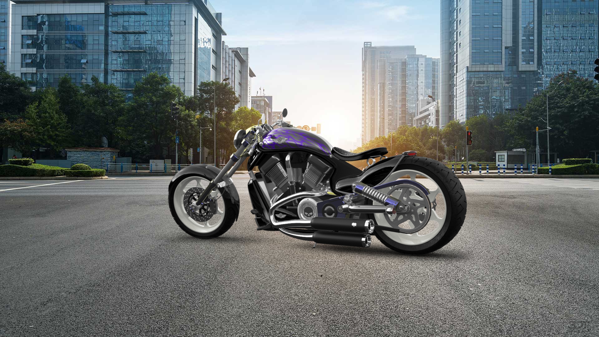 Harley-Davidson Custom Chopper Cruiser 2011