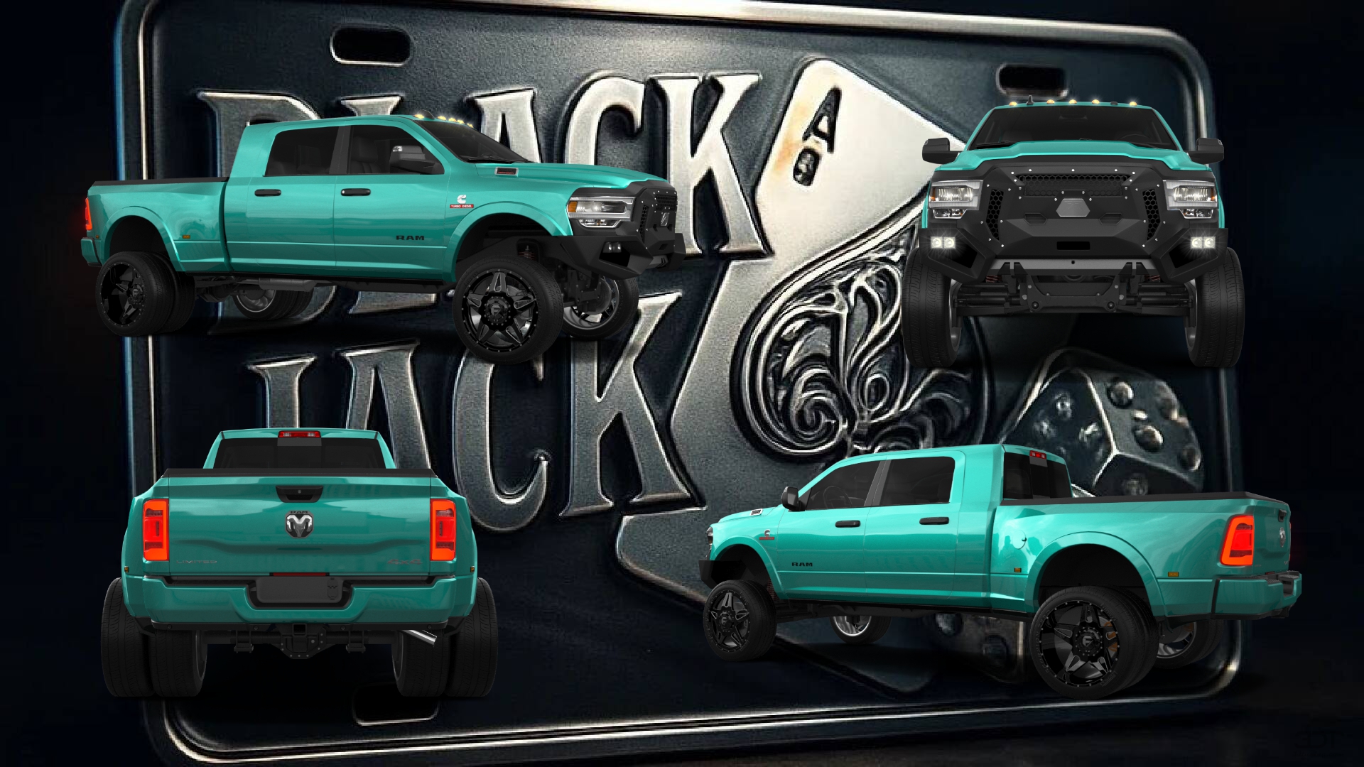 Dodge Ram 3500 4 Door pickup truck 2020 tuning