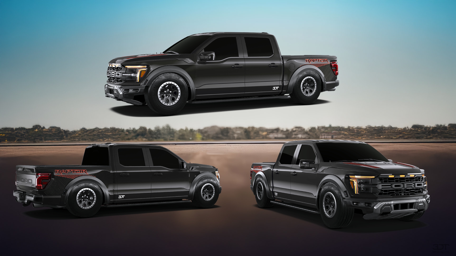 Ford F-150 Raptor 4 Door pickup truck 2024 tuning
