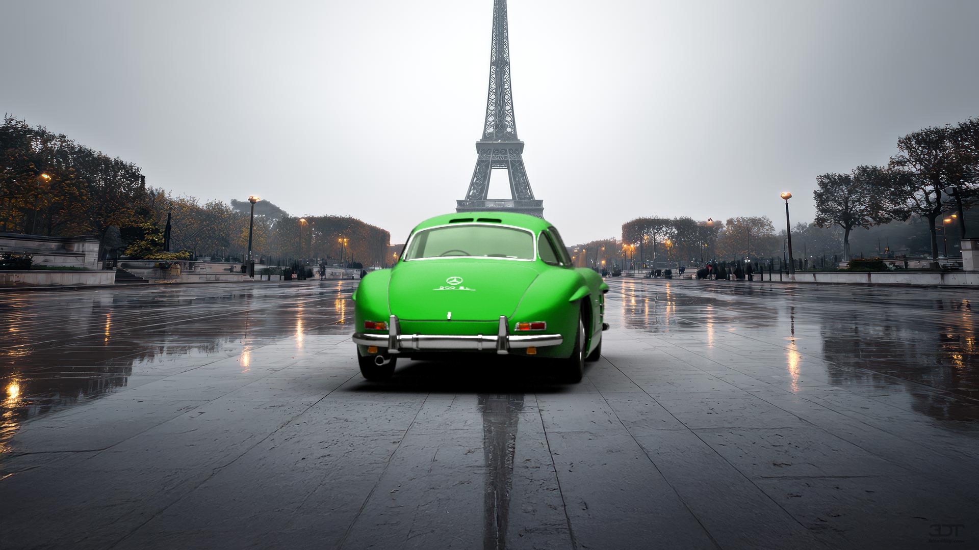Mercedes 300SL Convertible 1954 tuning