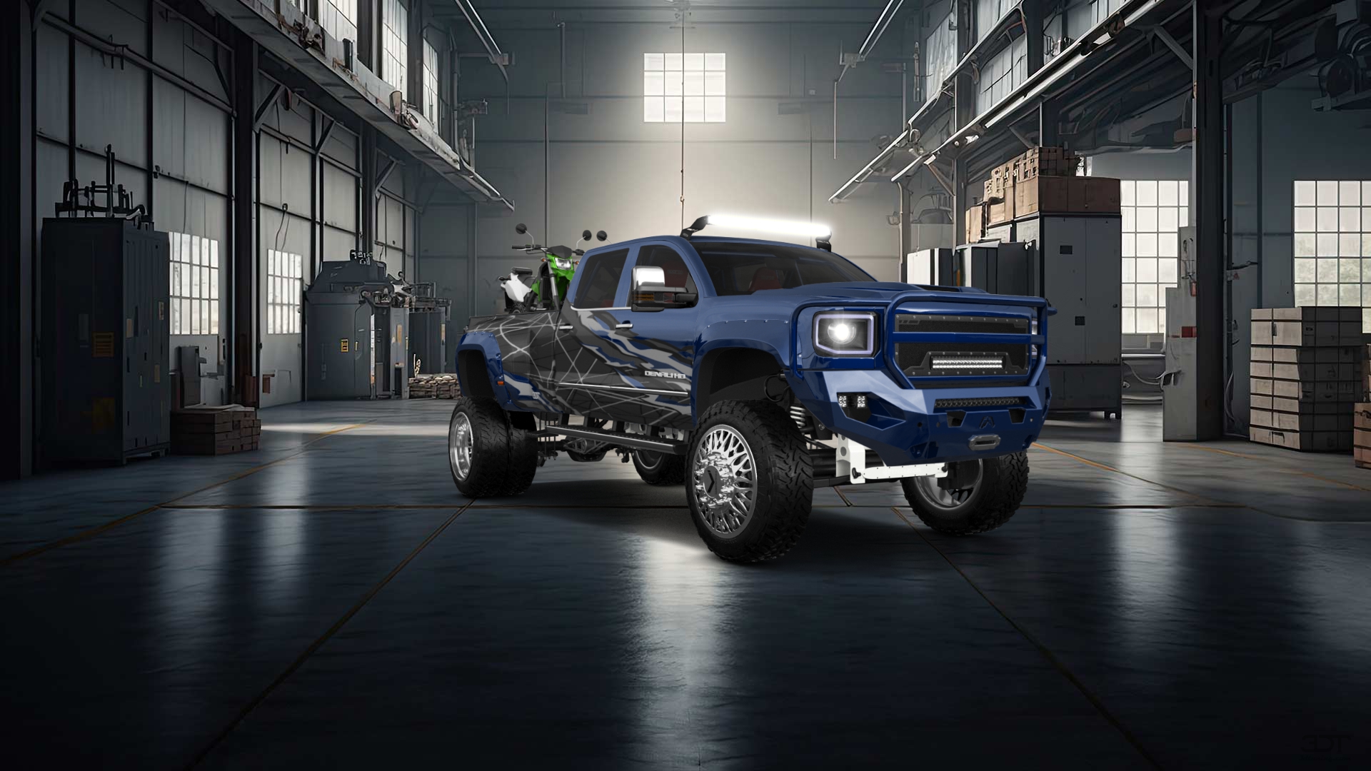 GMC Sierra 3500 HD Crew Cab 4 Door pickup truck 2015 tuning