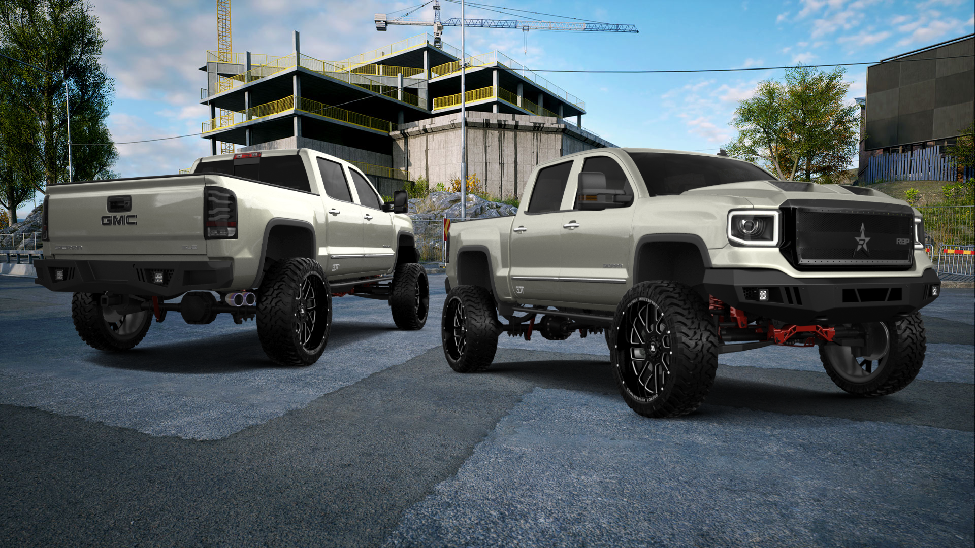 GMC Sierra 4 Door pickup truck 2014 tuning