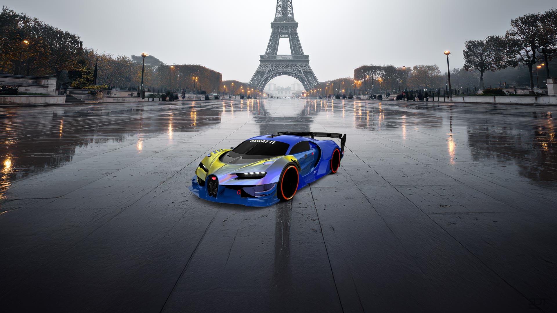 Bugatti Vision GT Supercar 2015 tuning