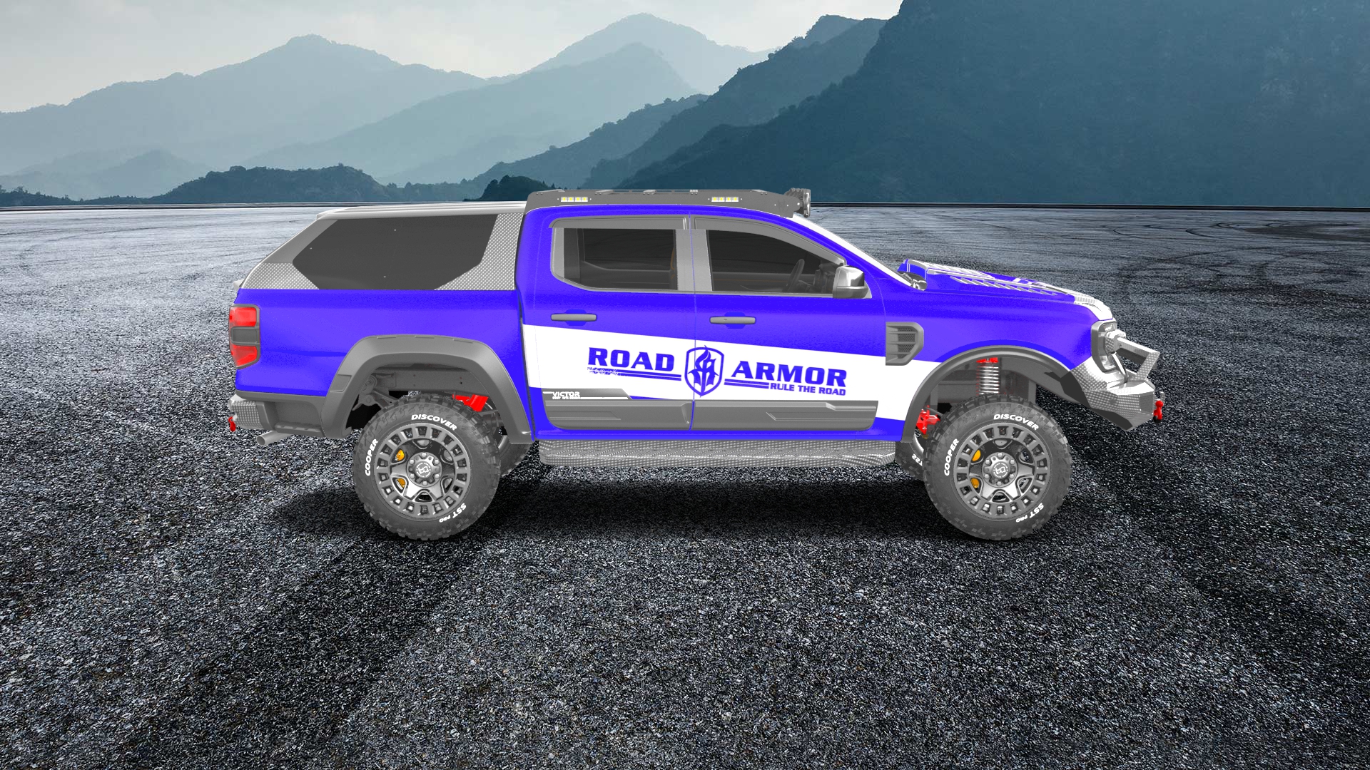 Ford Ranger 4 Door pickup truck 2022 tuning