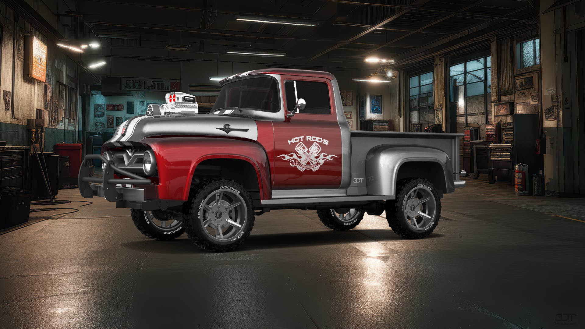 Ford F-100 2 Door truck 1956 Images