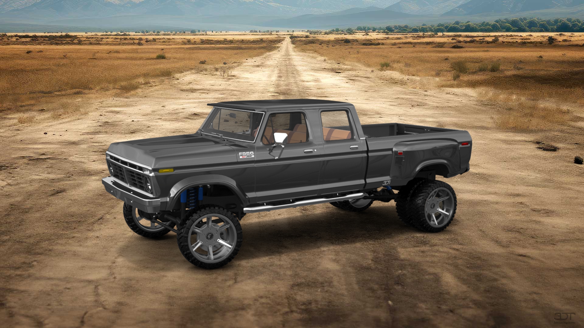 Ford F-350 Dually 4 Door pickup truck 1973