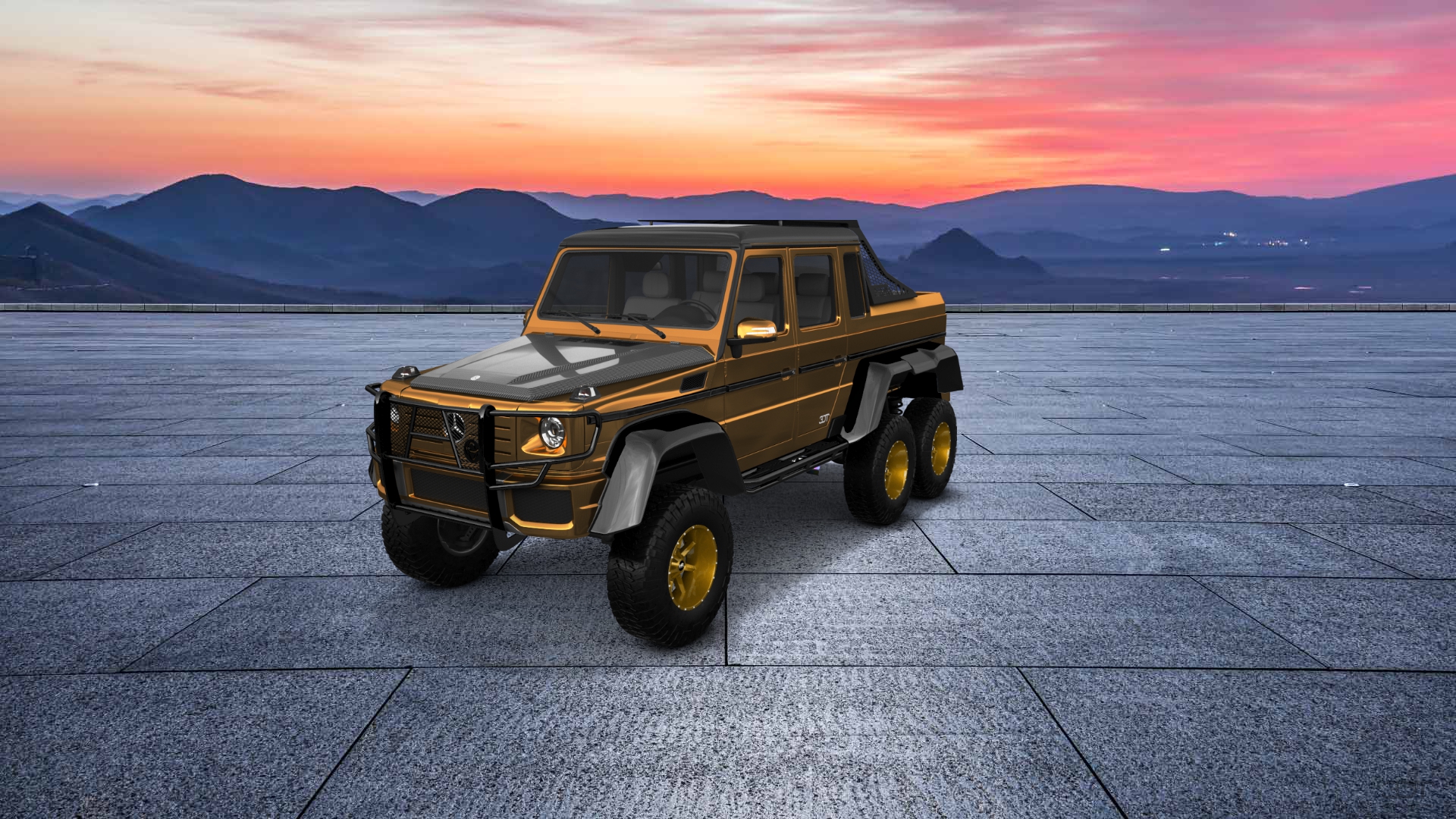 Mercedes G 63 AMG 6x6 4 Door pickup truck 2013