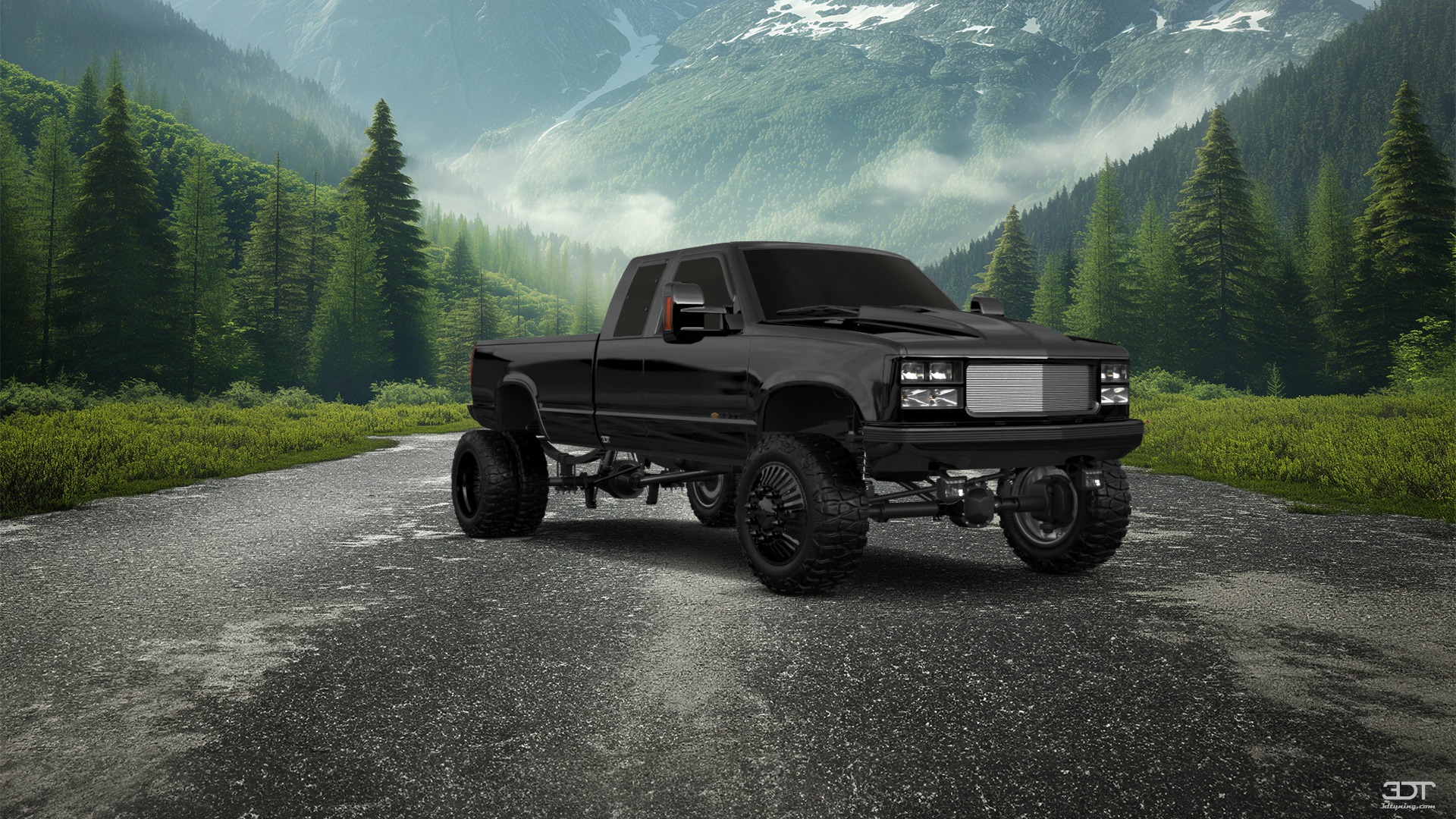 Chevrolet K3500 Extended Cab Pickup Truck 1988 tuning