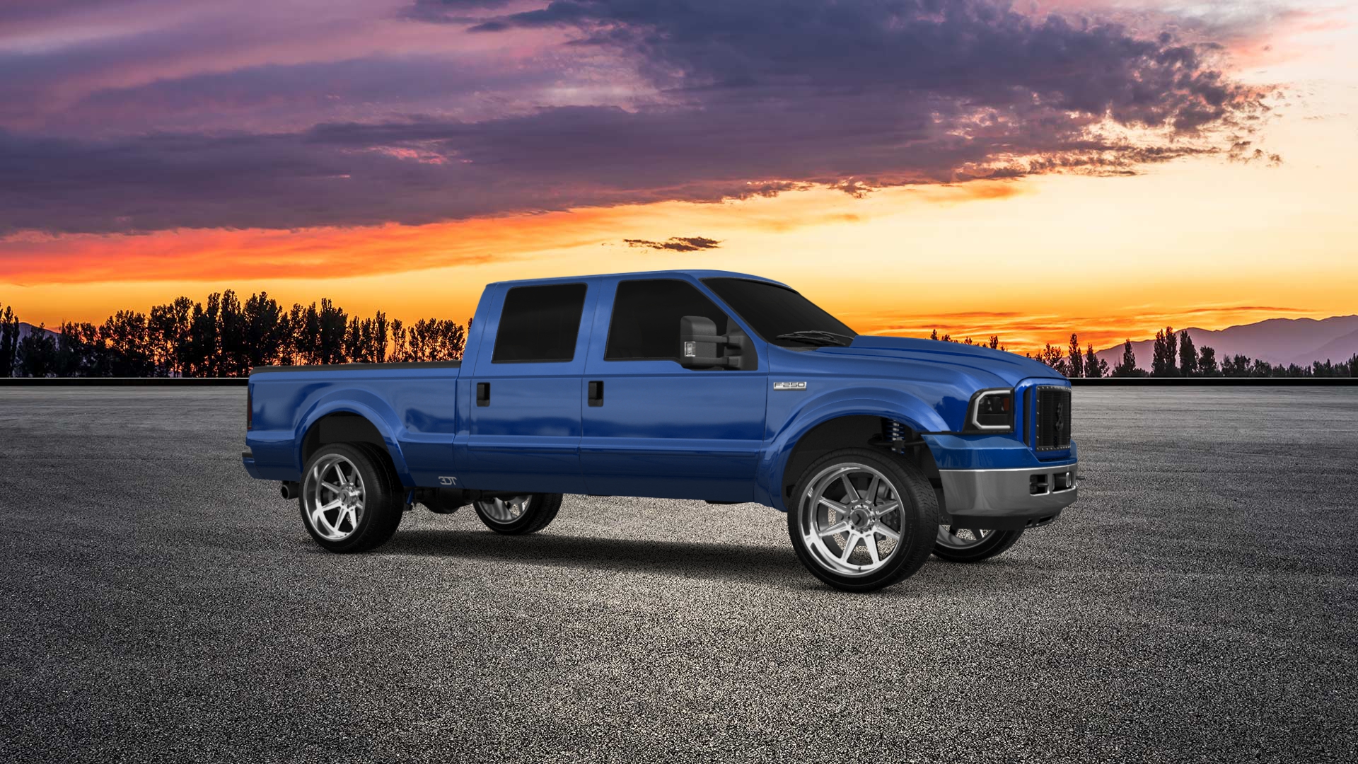 Ford F-250 Crew Cab 4 Door pickup truck 1999