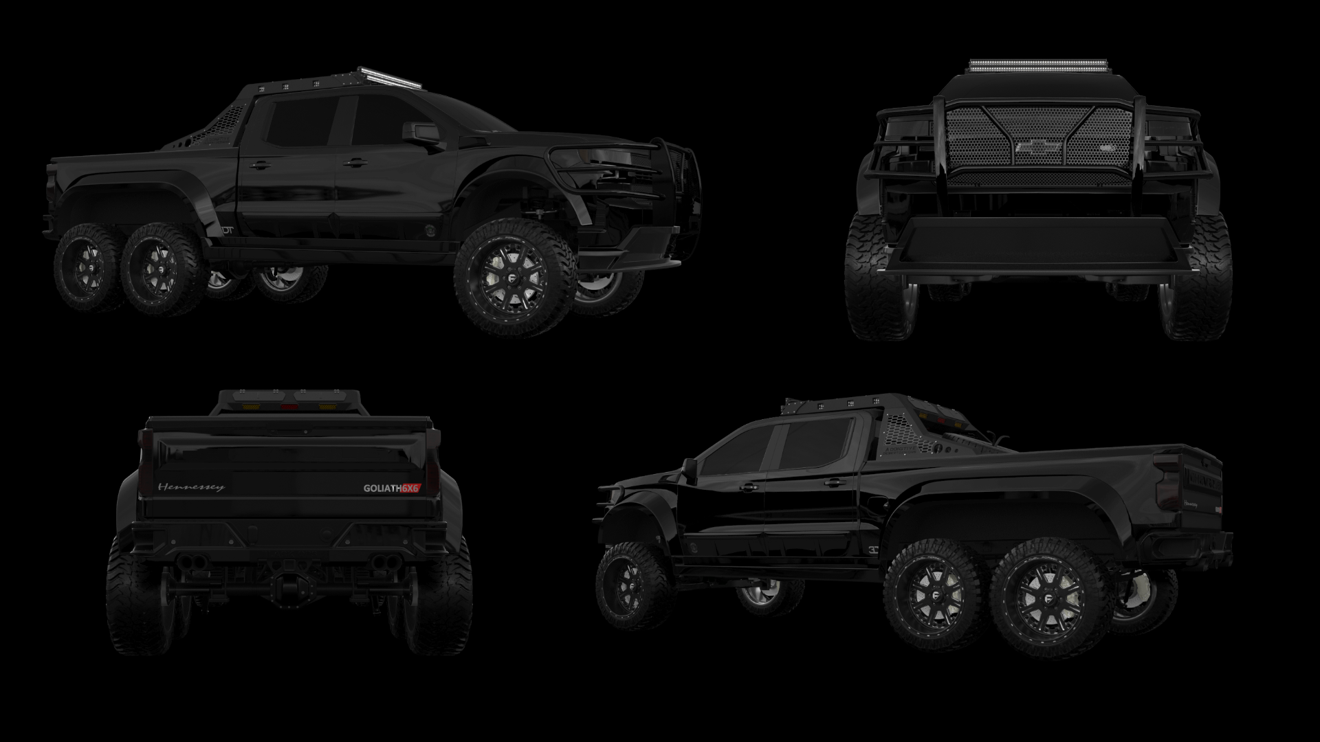 Chevrolet Silverado Hennessey Goliath 6X6 Truck 2020 tuning
