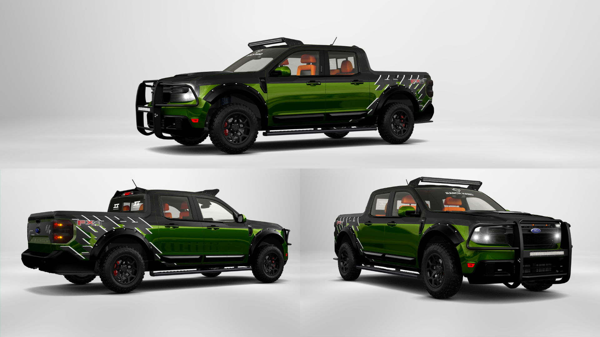 Ford Maverick 4 Door pickup truck 2022 tuning