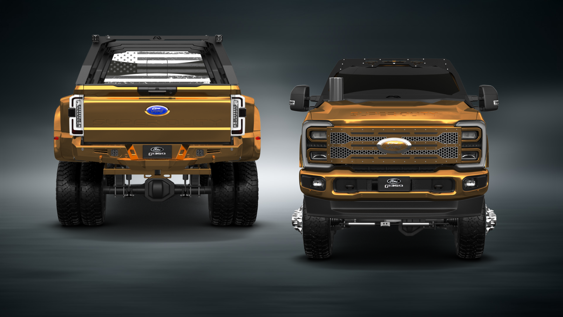 Ford F-350 DRW Crew Cab 4 Door pickup truck 2023 tuning