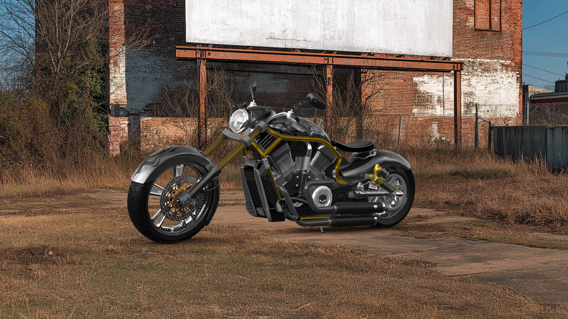 Harley-Davidson Custom Chopper Cruiser 2011 tuning