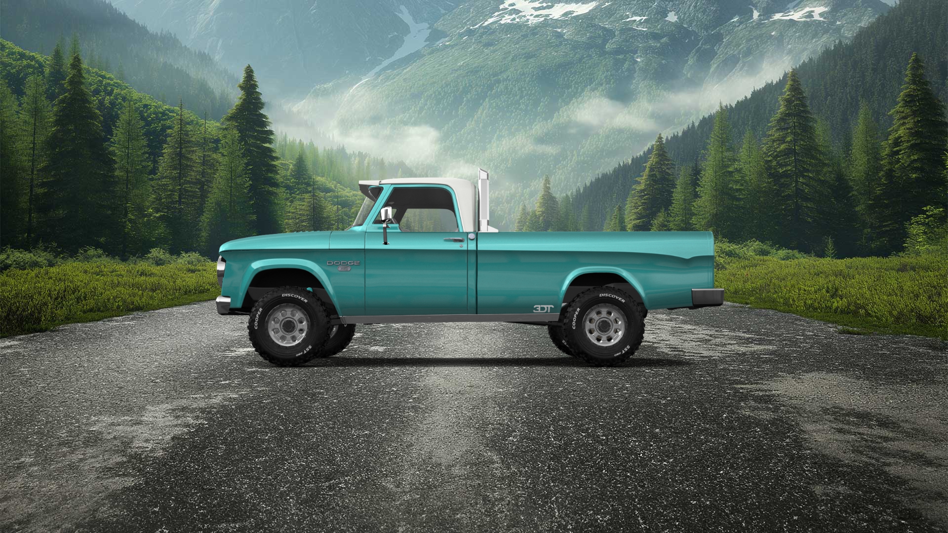 Dodge Power Wagon W200 2 Door pickup truck 1966