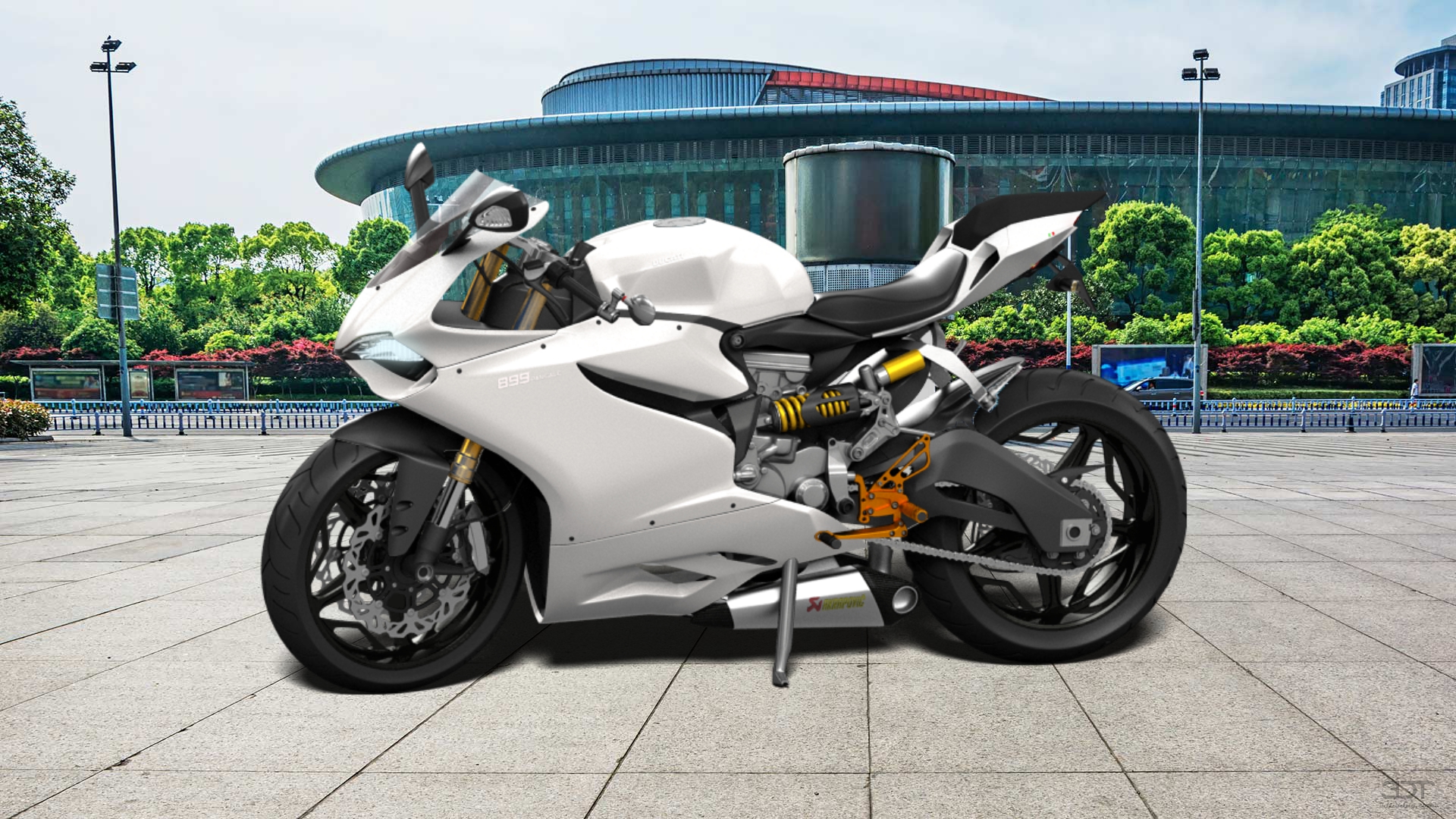 Ducati 899 Panigale Sport Bike 2015 tuning