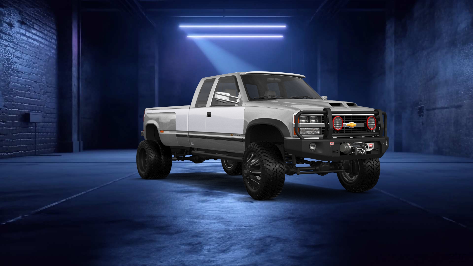 Chevrolet K3500 Extended Cab Pickup Truck 1988