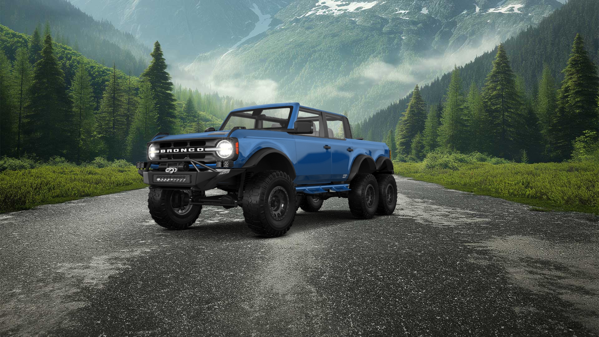 Ford Bronco 6X6 4 Door pickup truck 2021