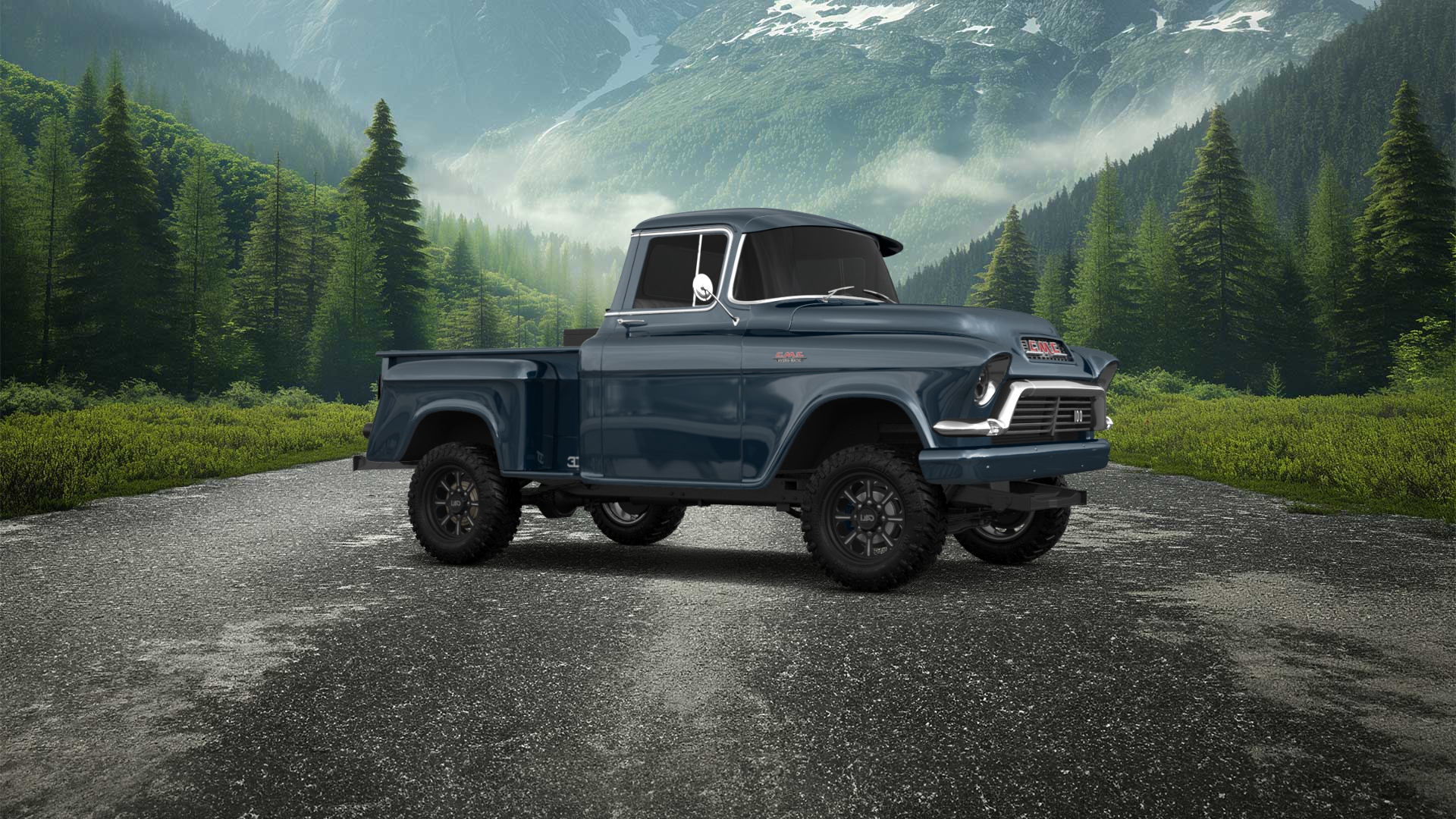 GMC 100 Stepside 2 Door pickup truck 1957