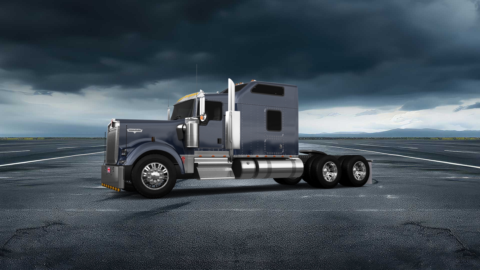 Kenworth W900 Sleeper Cab Truck 2015