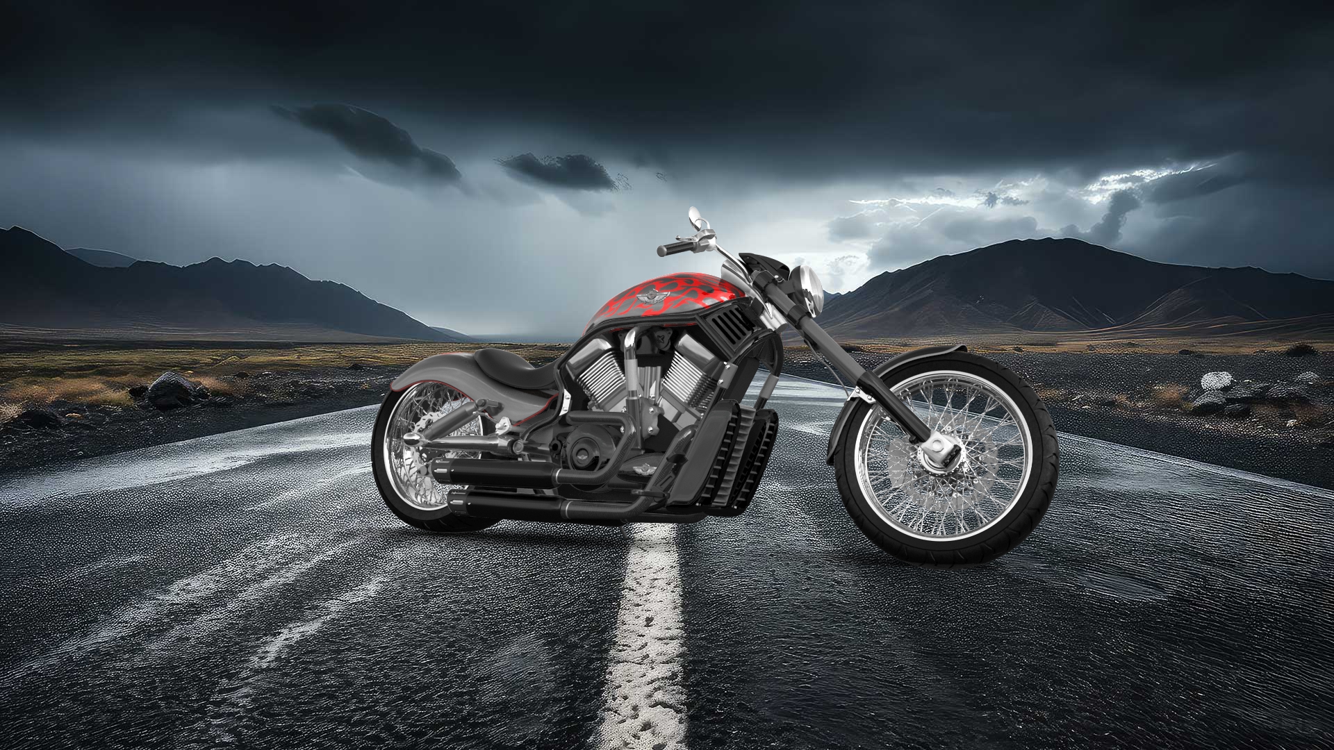 Harley-Davidson Custom Chopper Cruiser 2011