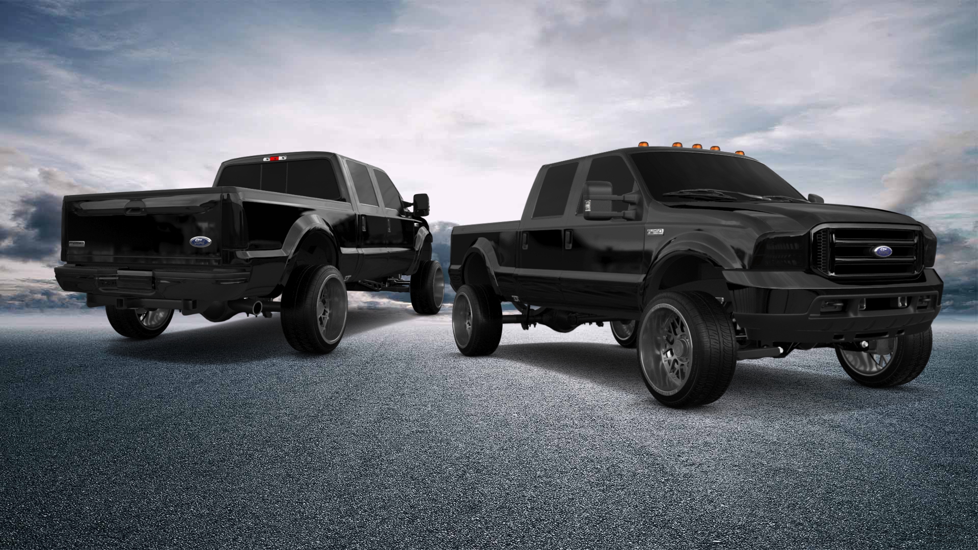 Ford F-250 Crew Cab 4 Door pickup truck 1999 tuning