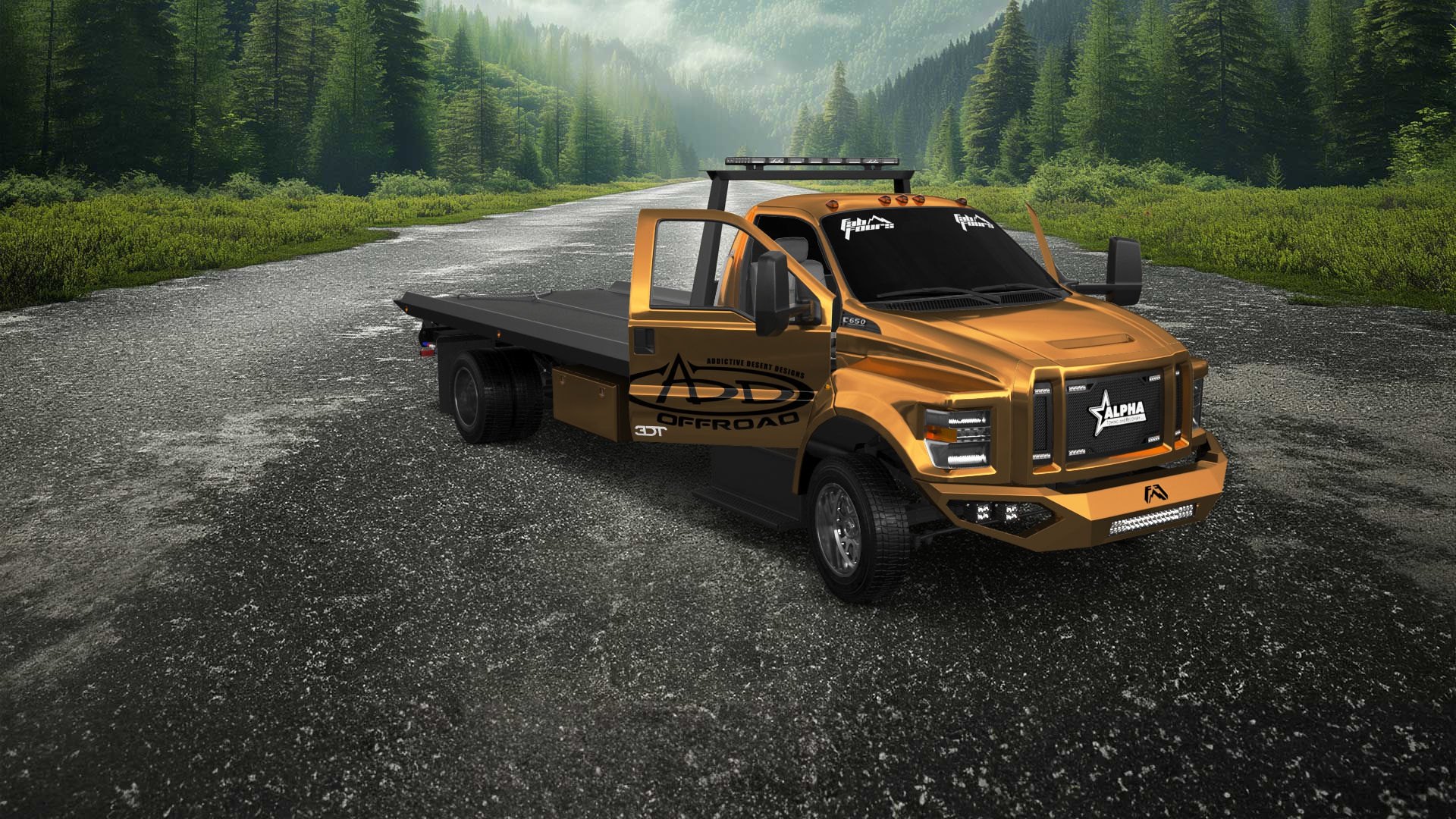 Ford F-650 Tow Truck Pickup 2016 tuning