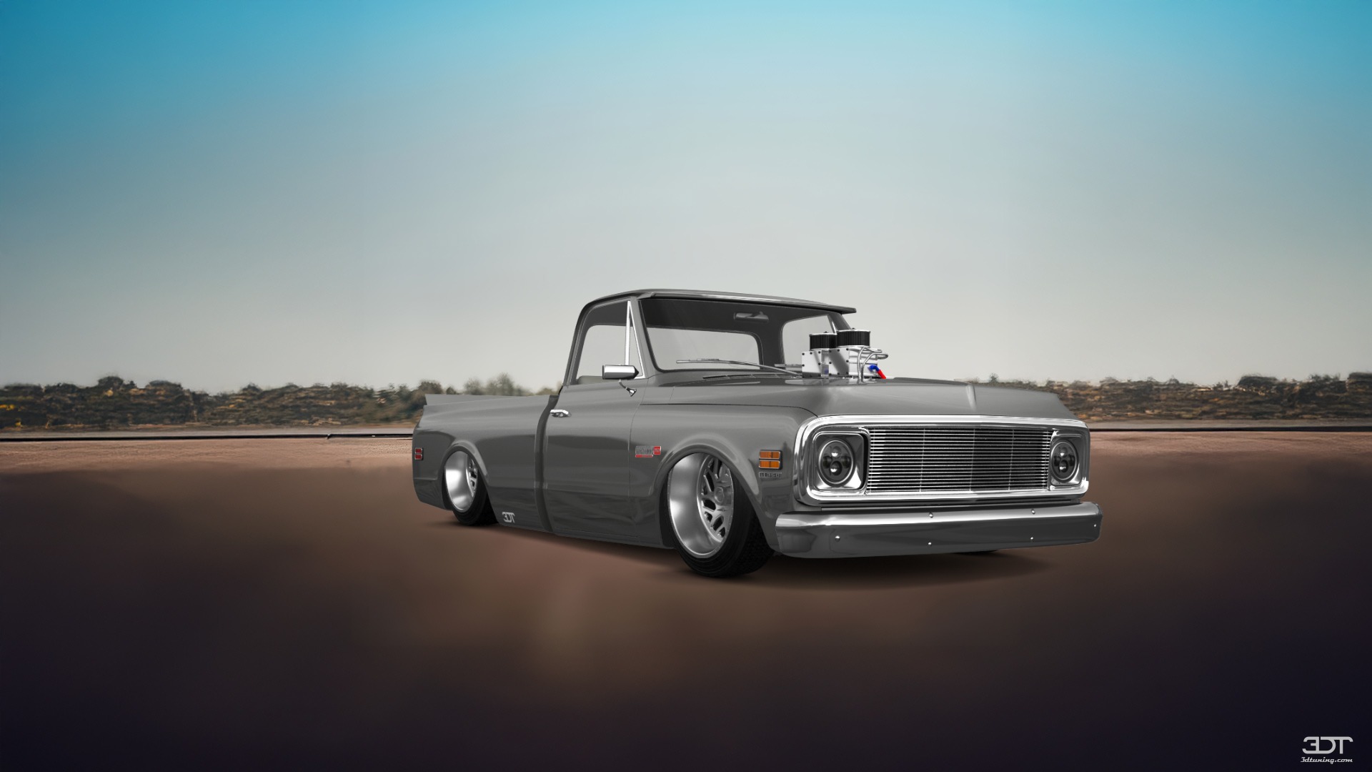 Chevrolet C-10 Cheyenne 2 Door pickup truck 1972 tuning