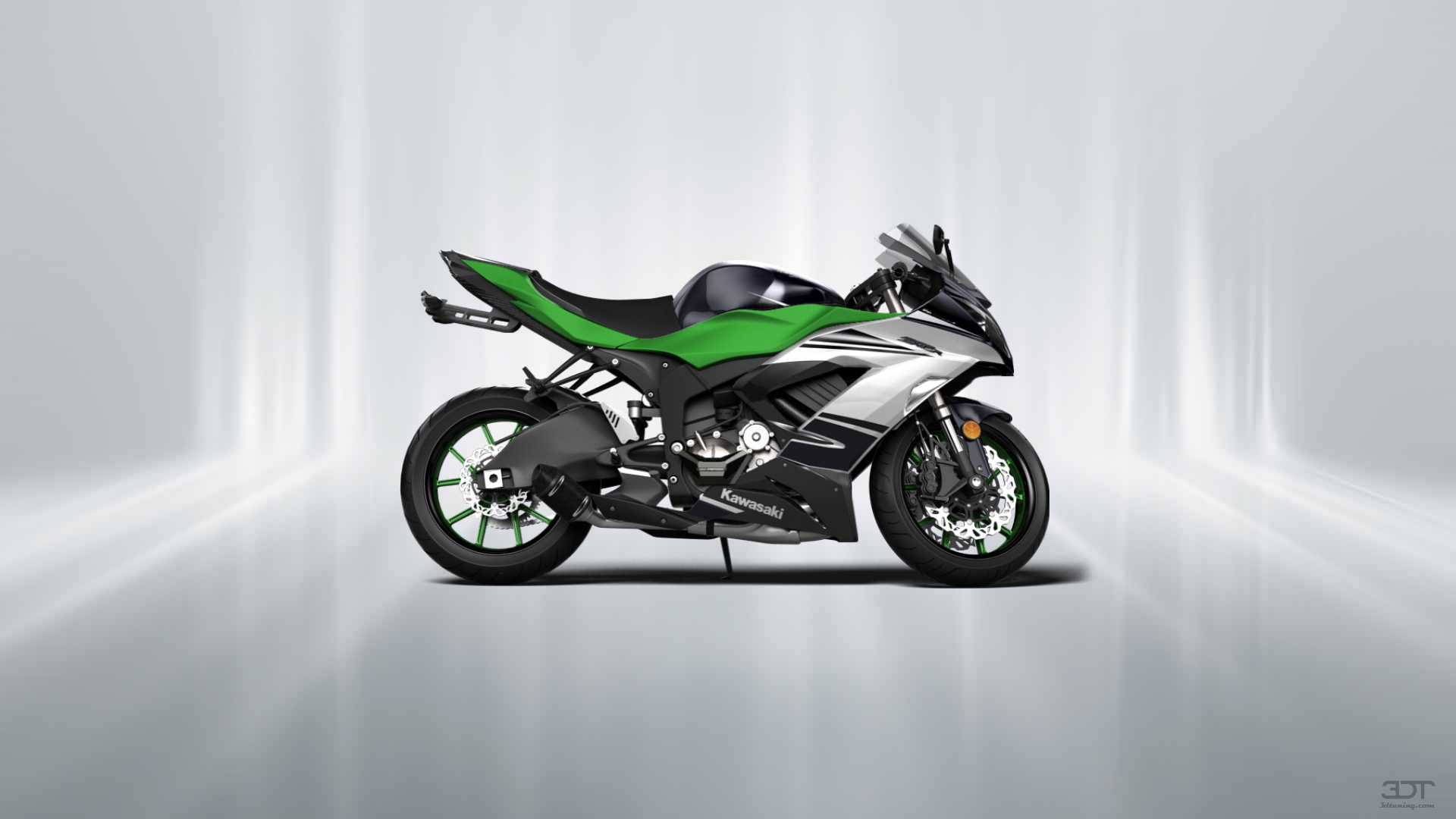 Kawasaki Ninja ZX 6R Sport Bike 2015 tuning