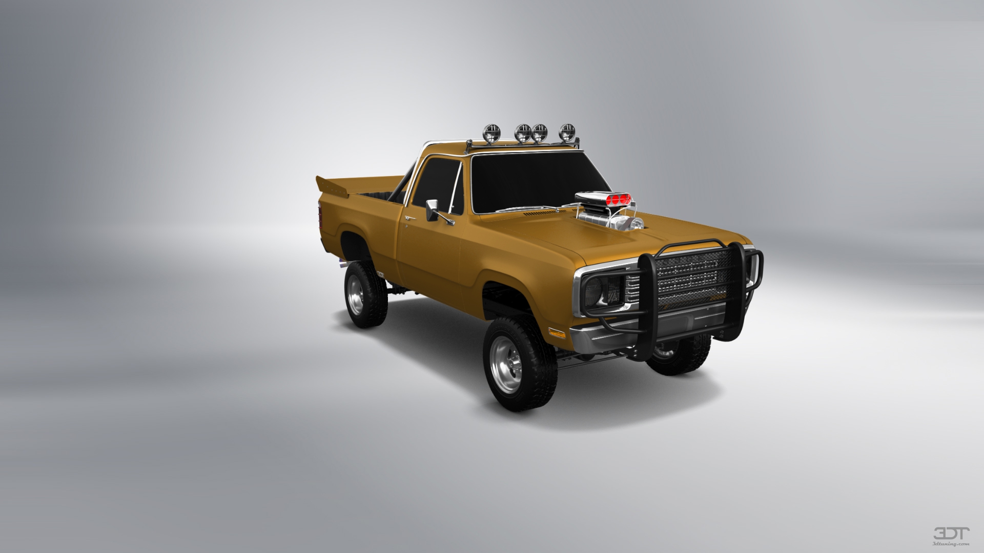 Dodge Power Wagon W200 2 Door pickup truck 1977 tuning