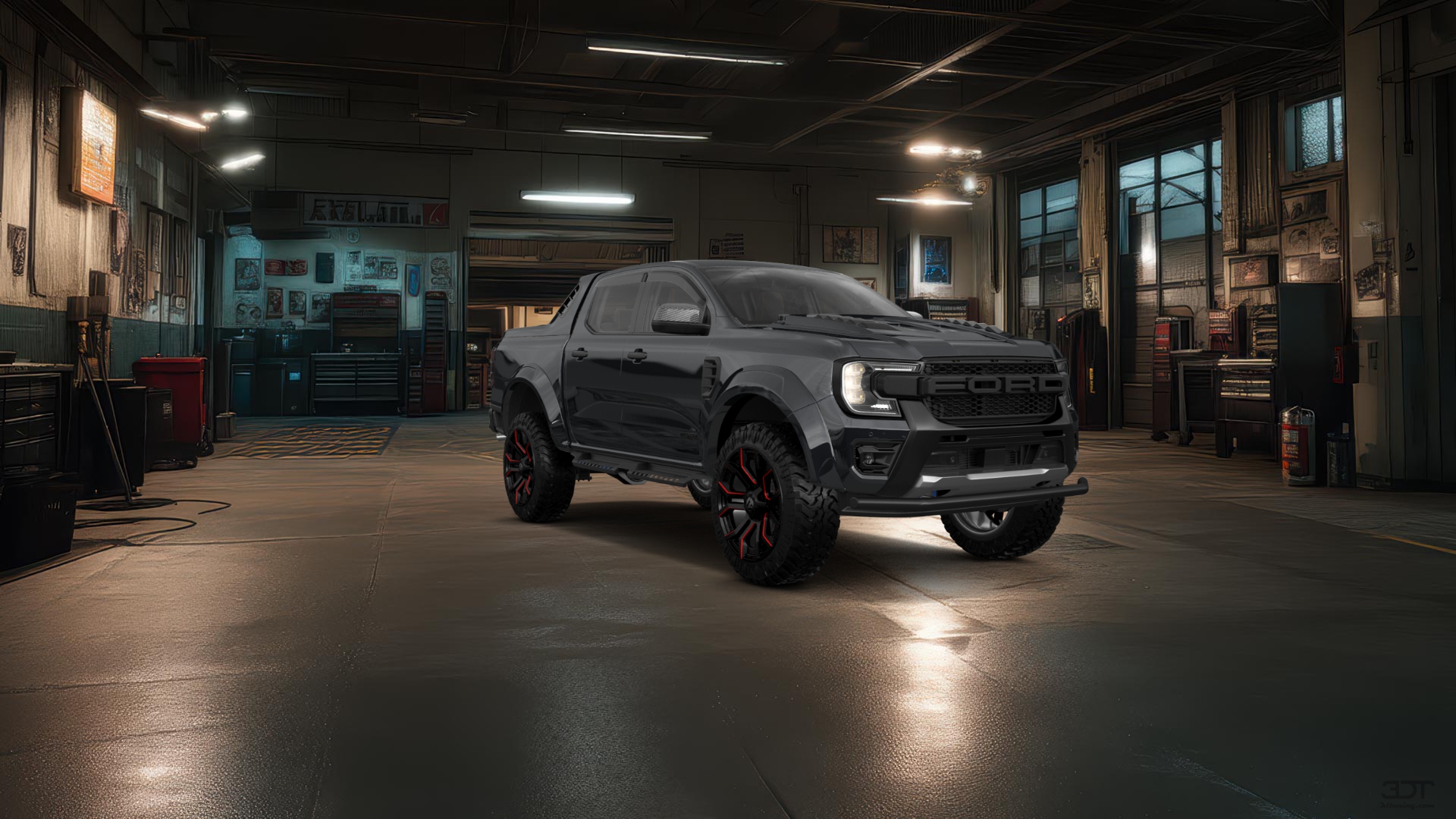 Ford Ranger 4 Door pickup truck 2022 tuning