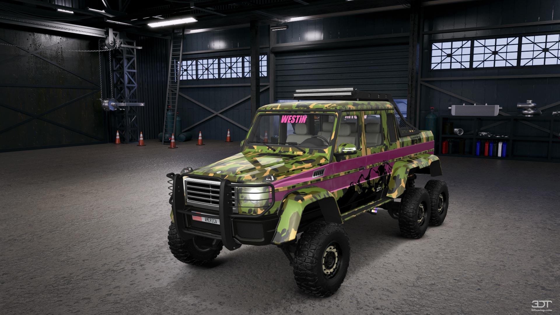 Mercedes G 63 AMG 6x6 4 Door pickup truck 2013