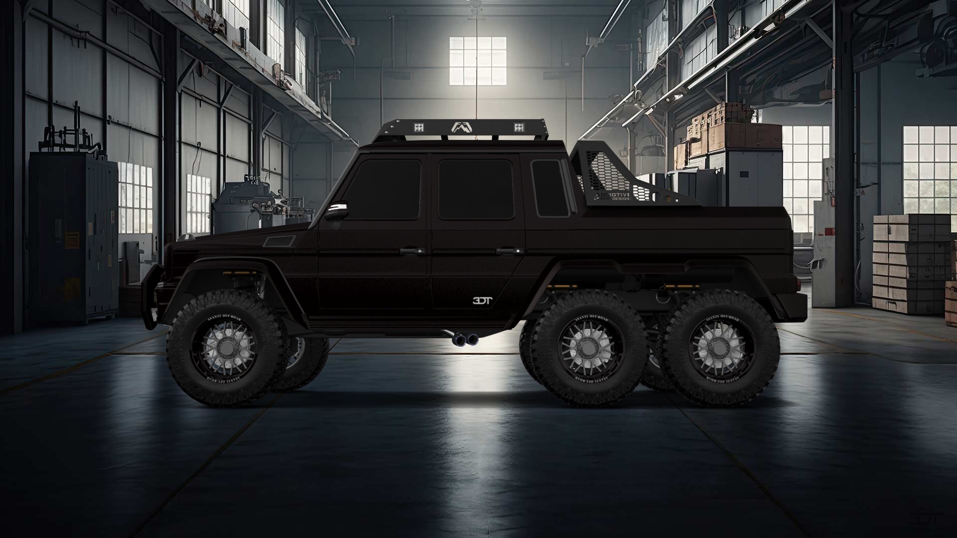 Mercedes G 63 AMG 6x6 4 Door pickup truck 2013 tuning