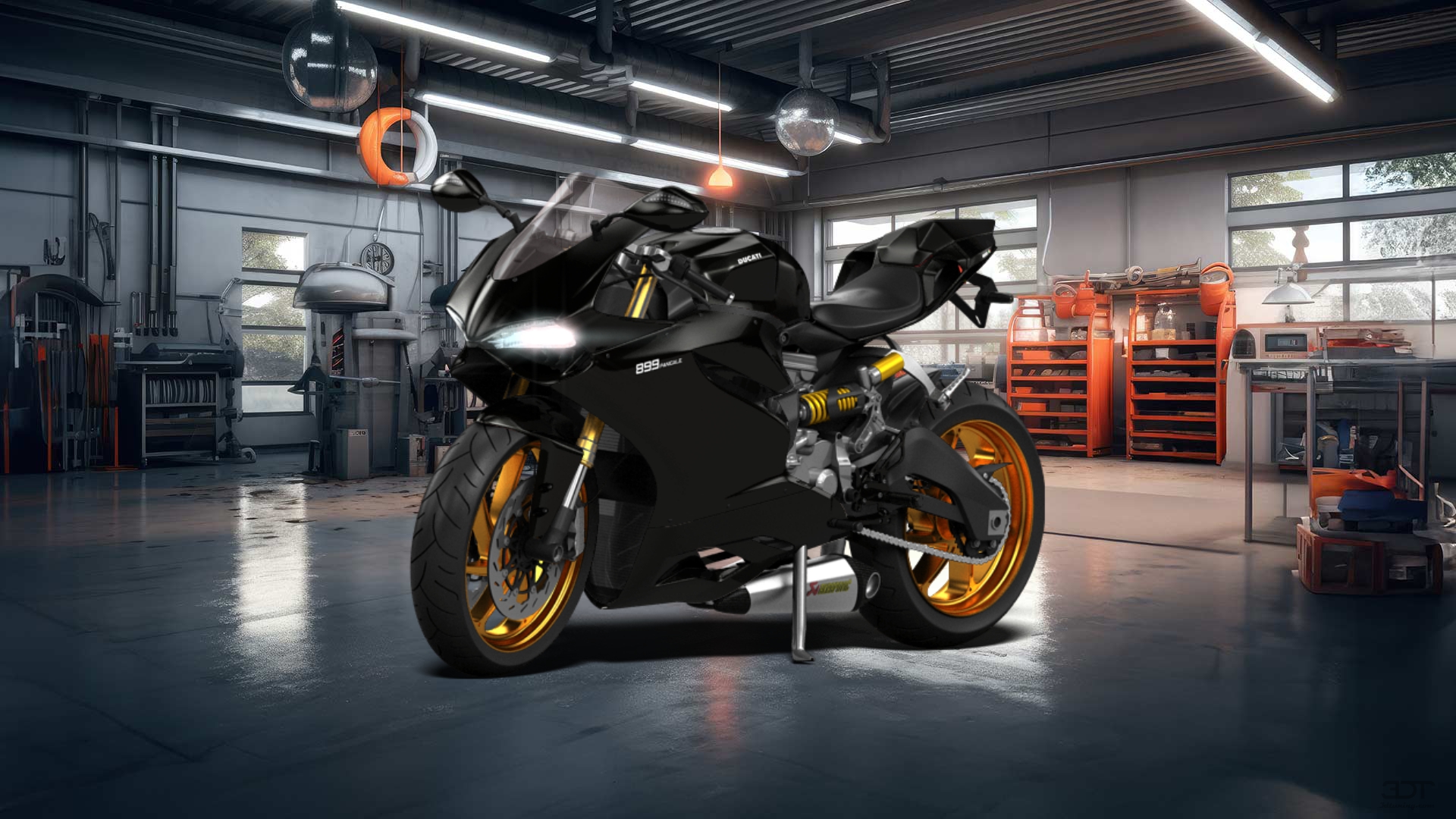 Ducati 899 Panigale Sport Bike 2015 tuning