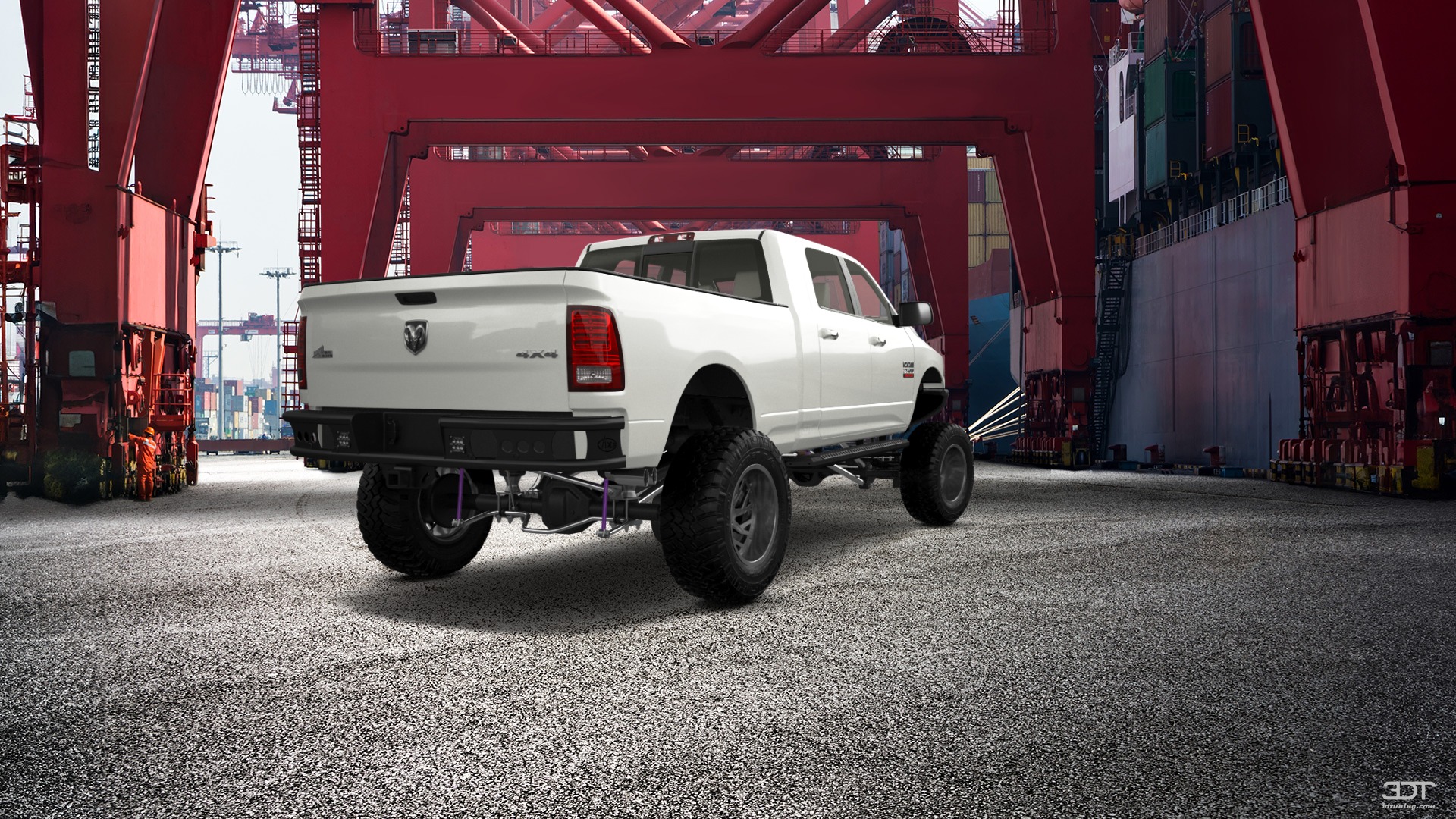 Dodge Ram 2500 Mega Cab 6.4 ft box 4 Door pickup truck 2010 tuning