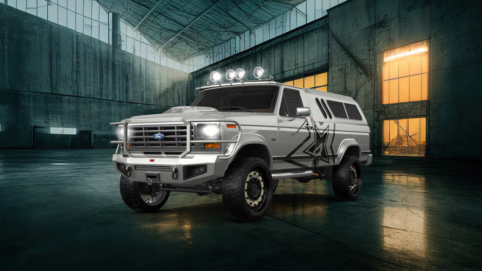 Ford F-150 2 Door pickup truck 1986 tuning