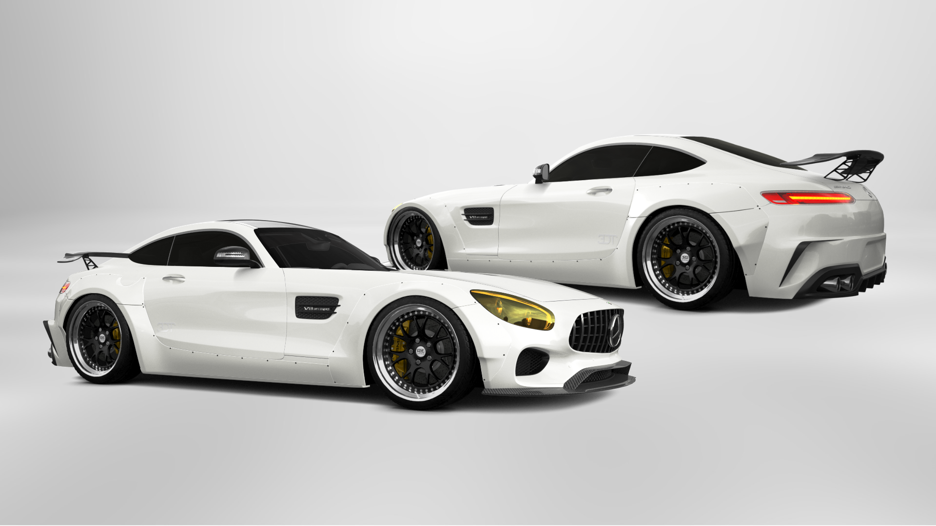 Tuning Mercedes AMG GT 2 door fastback coupe 2015
