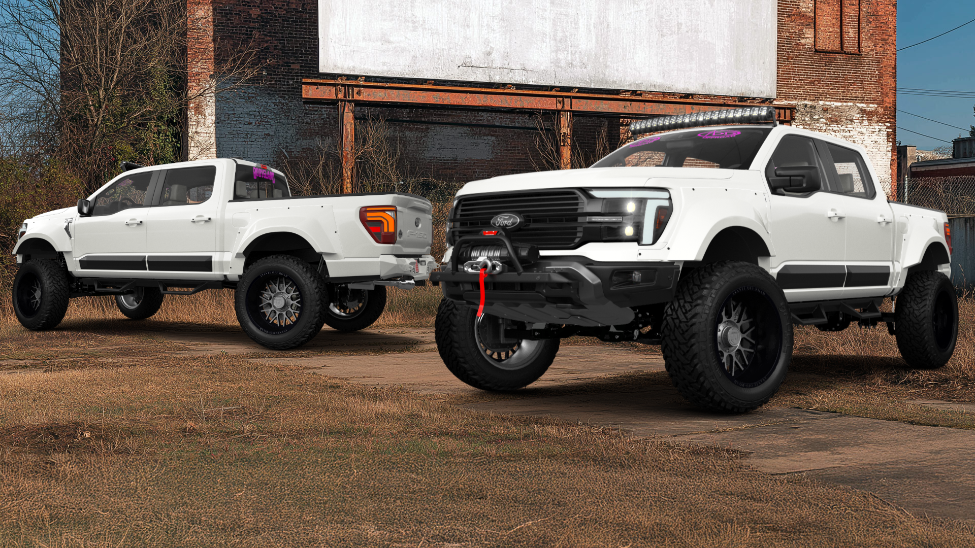 Ford F-150 SuperCrew 4 Door pickup truck 2024 Images