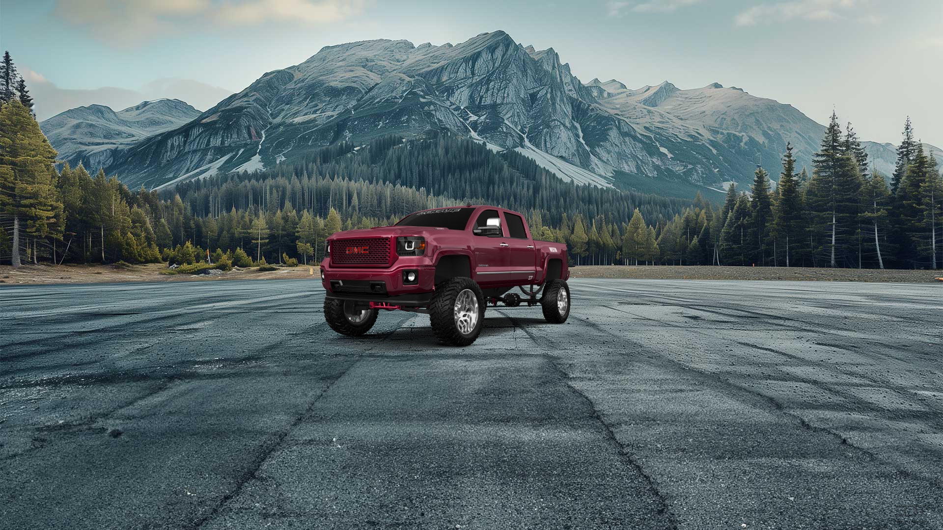 GMC Sierra 4 Door pickup truck 2014 tuning