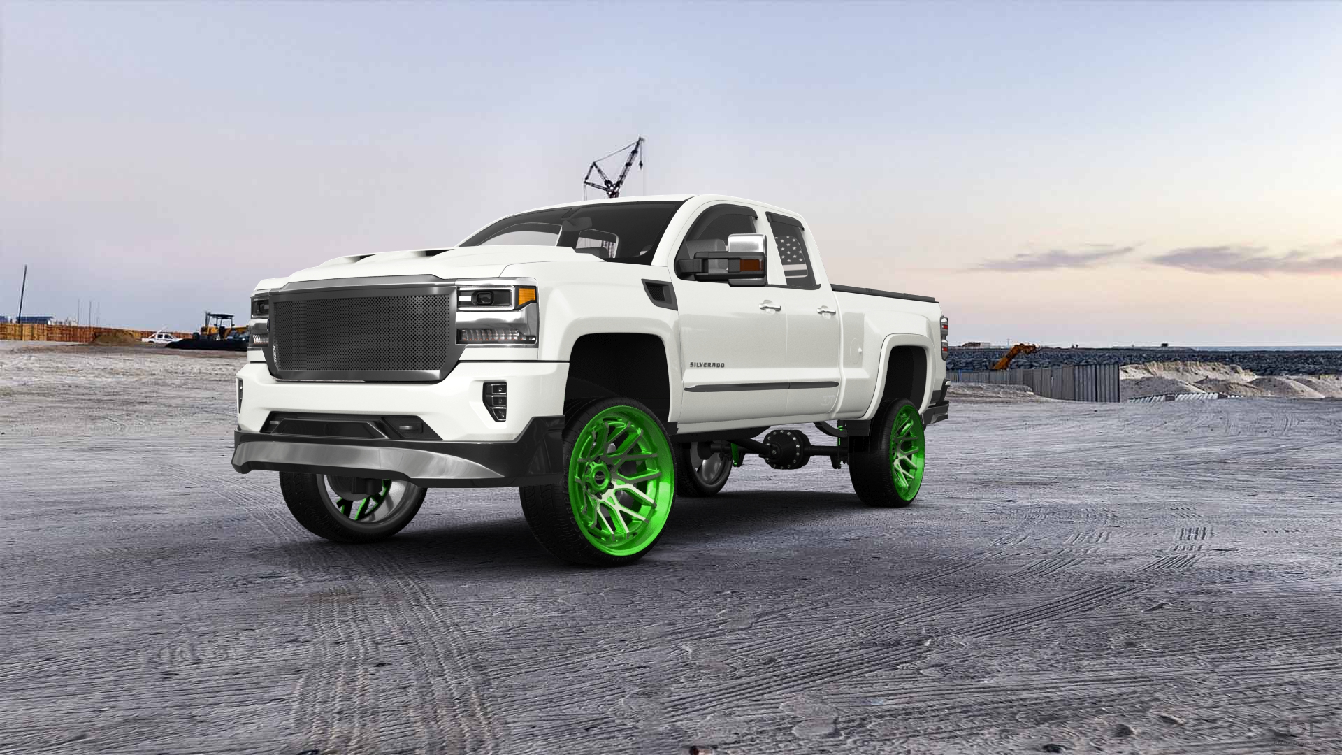 Chevrolet Silverado 1500 6.5 ft box 4 Door pickup truck 2016 tuning